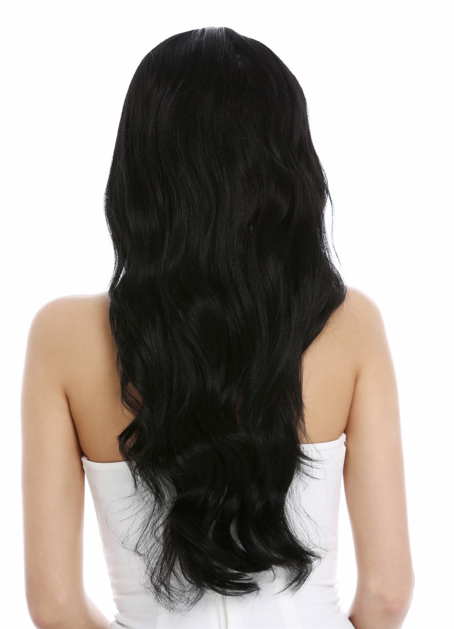 Quality Wigs, Ladies, velvet black, wavy, long