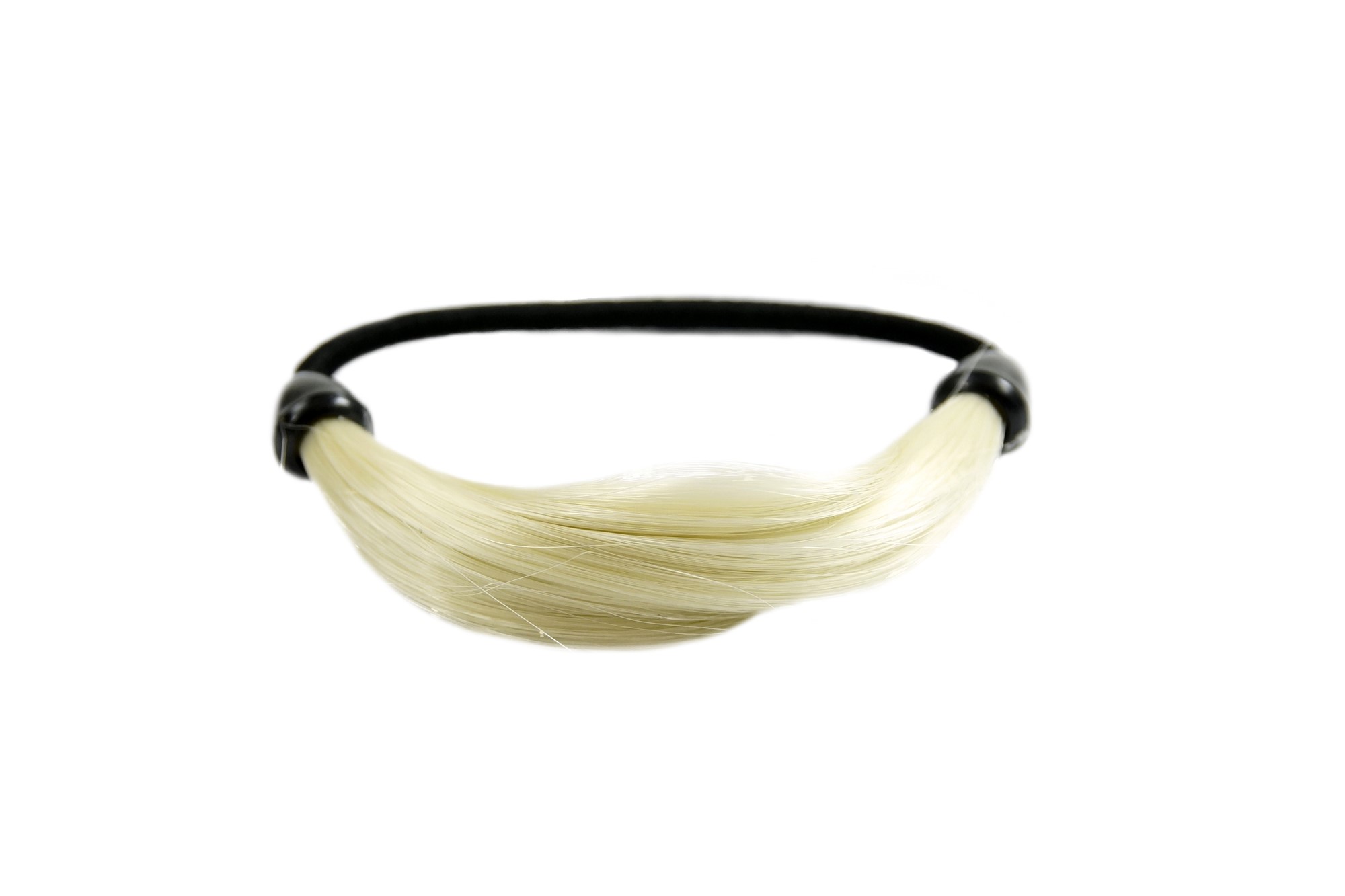 Scrunchie, light blonde, straight, short