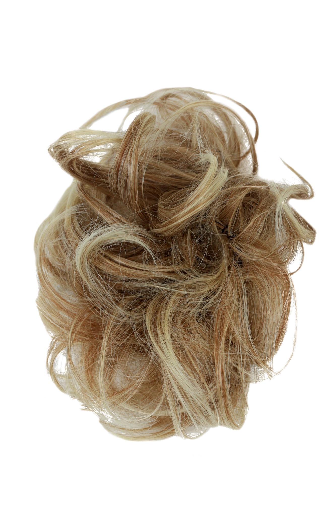 Scrunchie lockig Blond-Mix 15 cm