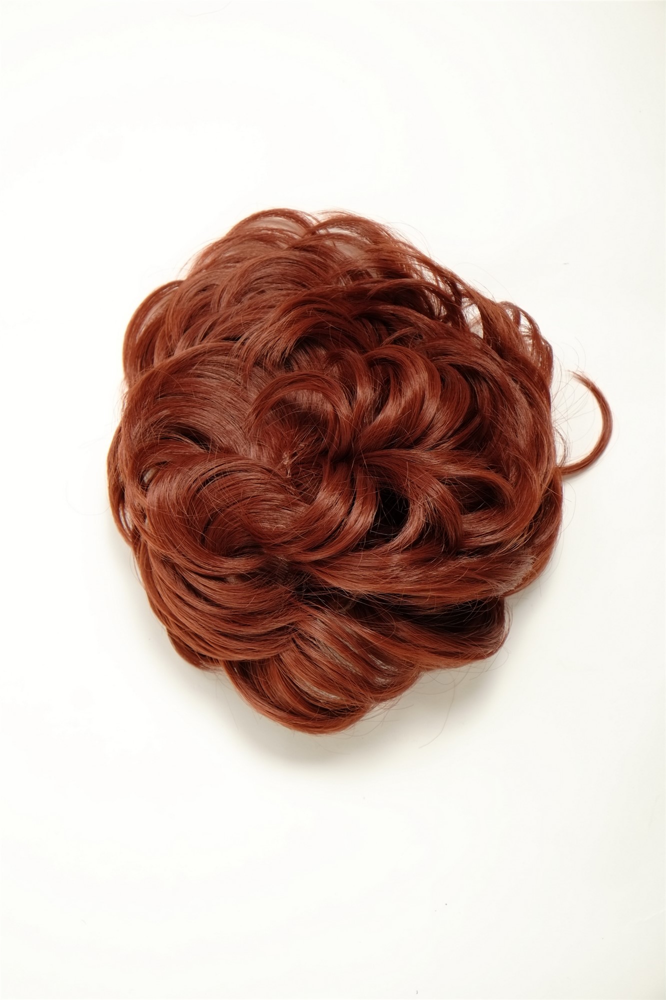 Haarteil Dutt Haarrose Buschig Rostbraun Q840-35, Ansicht 3, WIG ME UP: Ihr Perücken Online Shop lockiger Dutt Haarteil Rostbraun