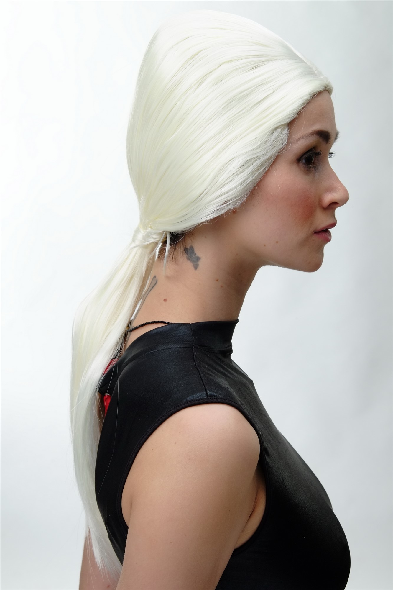 Layd woman wig Cosplay Beehive 60s Snow Queen Platinum GFW2206, view 3, WIG ME UP: Your Perücken Online Shop Quality Wigs, Ladies, white blonde, straight, long