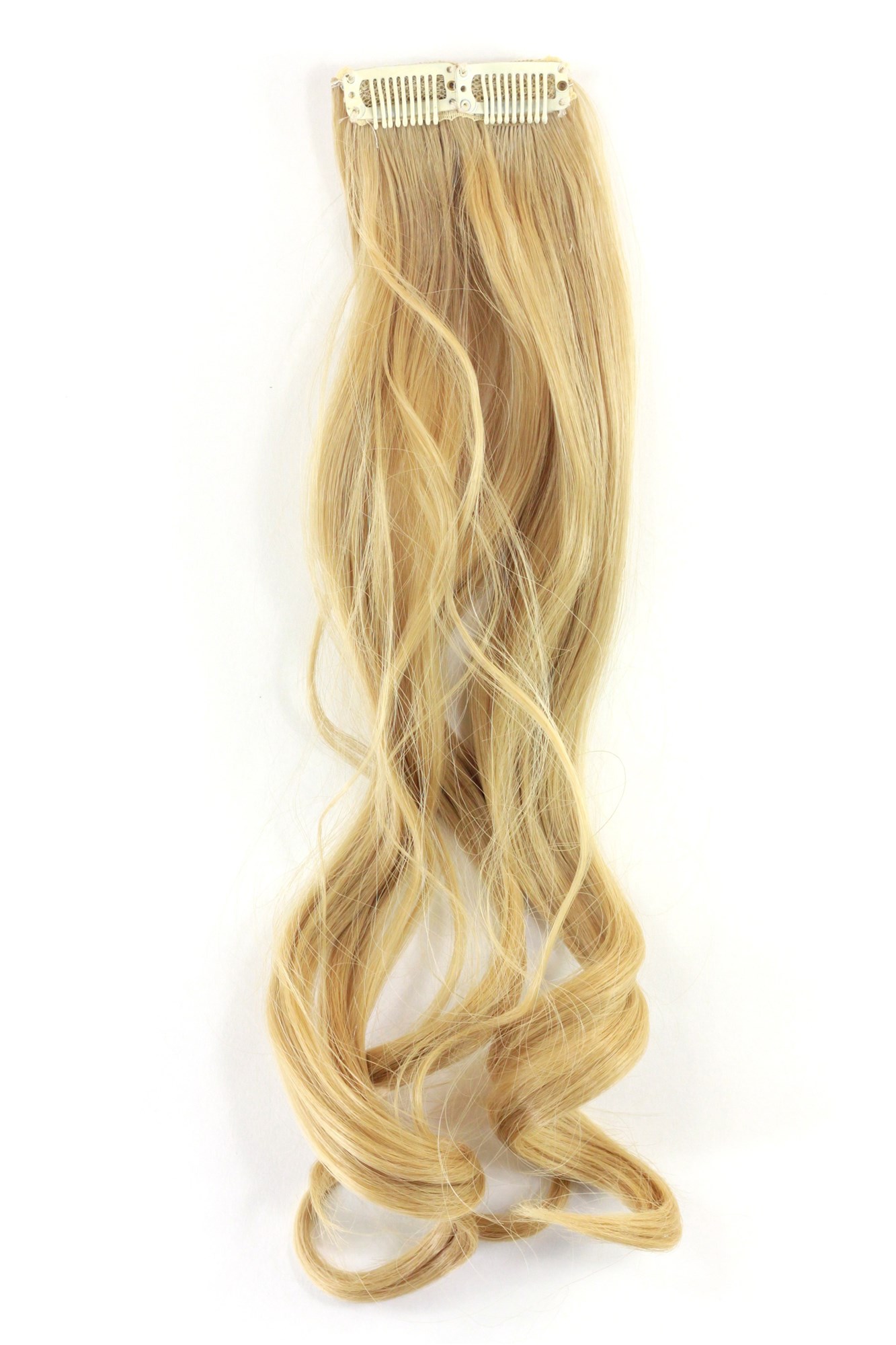 wellige Extensions Blond 45 cm lang