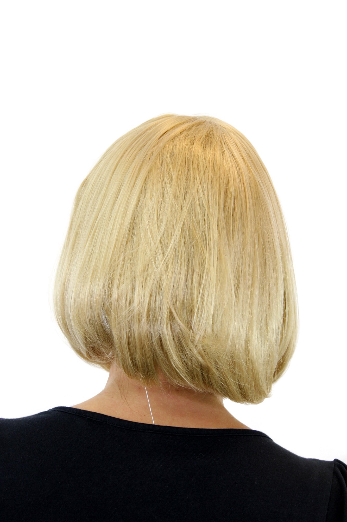 hochwertige Qualitätsperücken, Perücke Stirnband Retro Blond GFW948H-86, Ansicht 2, WIG ME UP: Ihr Perücken Online Shop glatte Tressen-Perücke mit Stirnband Blond kurze Haare für Damen