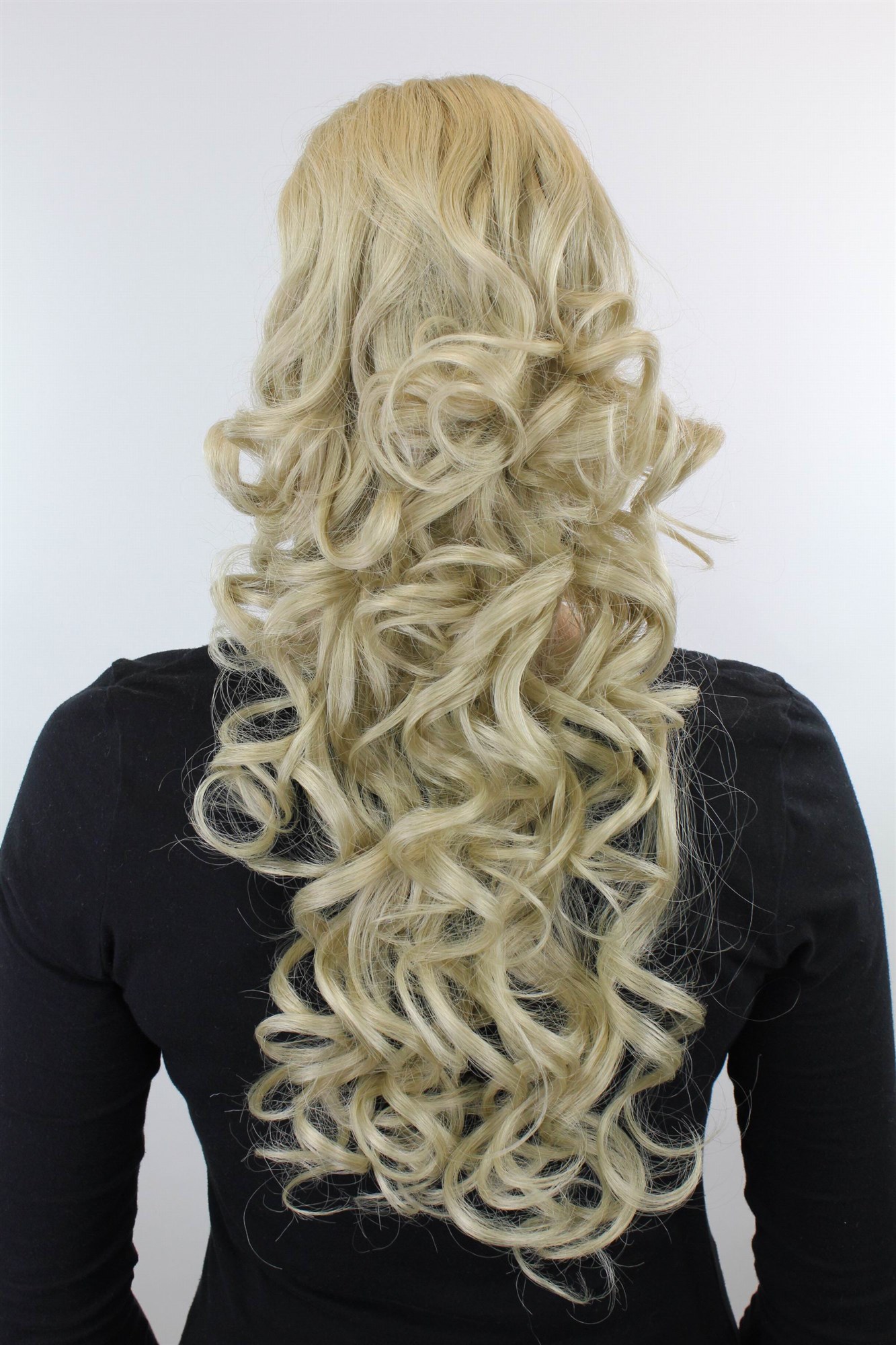 Hairpiece PONYTAIL extension LONG & AMAZING volume BLOND medium golden curly BEAUTIFUL curls, view 2, WIG ME UP: Your Perücken Online Shop Ponytails, Blonde, curled, long