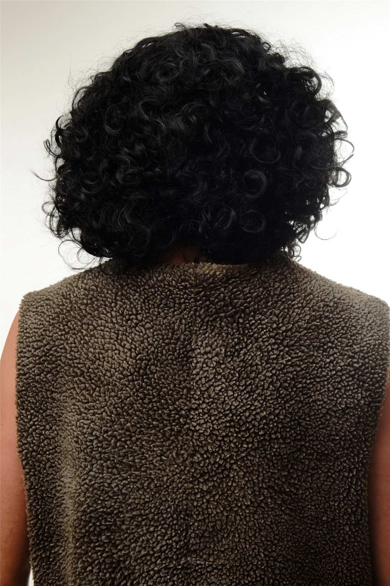 Man Party Set Wig & Beard black unruly Taliban Bandit Prophet Hermit 8115-A+B, view 3, WIG ME UP: Your Perücken Online Shop Party Wig, Men, Black, curled, shoulder-length