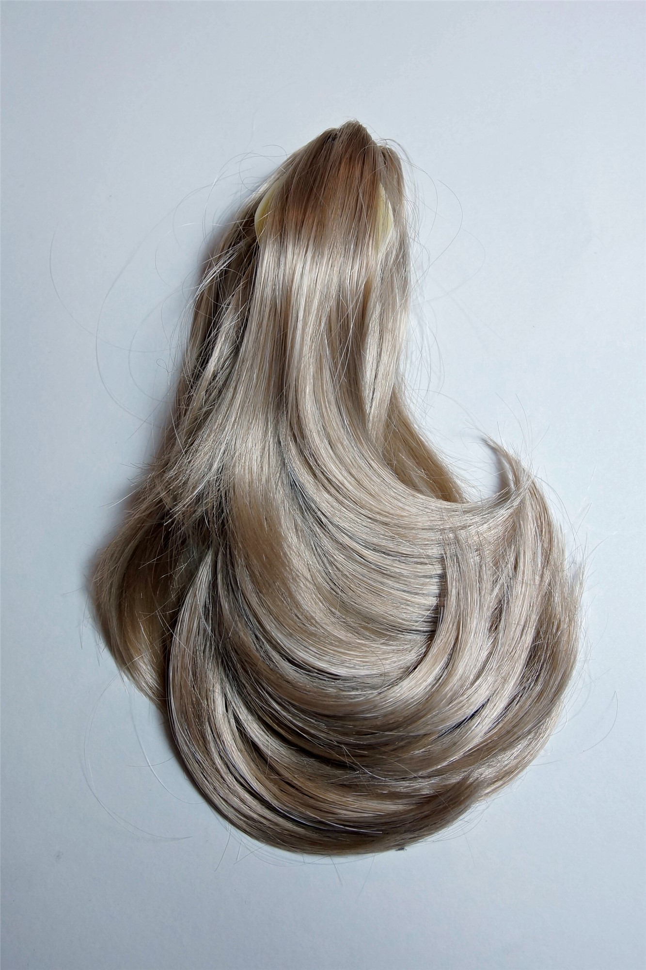 Ponytail Hairpiece Extensions short wavy light champagne blond 10" 506-V-22, view 2, WIG ME UP: Your Perücken Online Shop Ponytails, ash blonde, curled, short