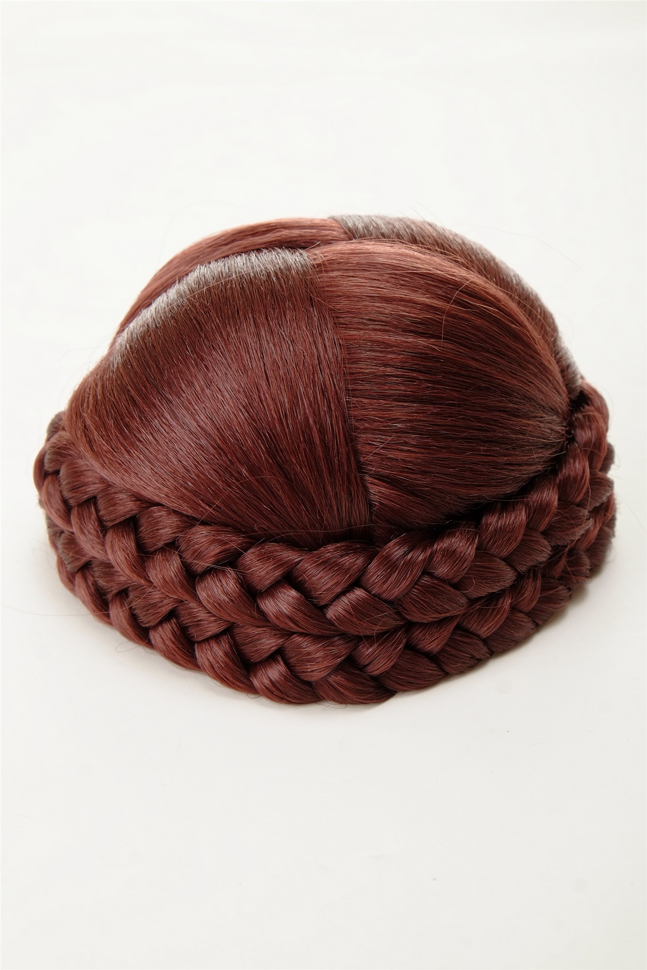 Dutt Haarteil geflochten Haarknoten Rostbraun N796-35, Ansicht 3, WIG ME UP: Ihr Perücken Online Shop geflochtener Dutt Haarteil Rostbraun