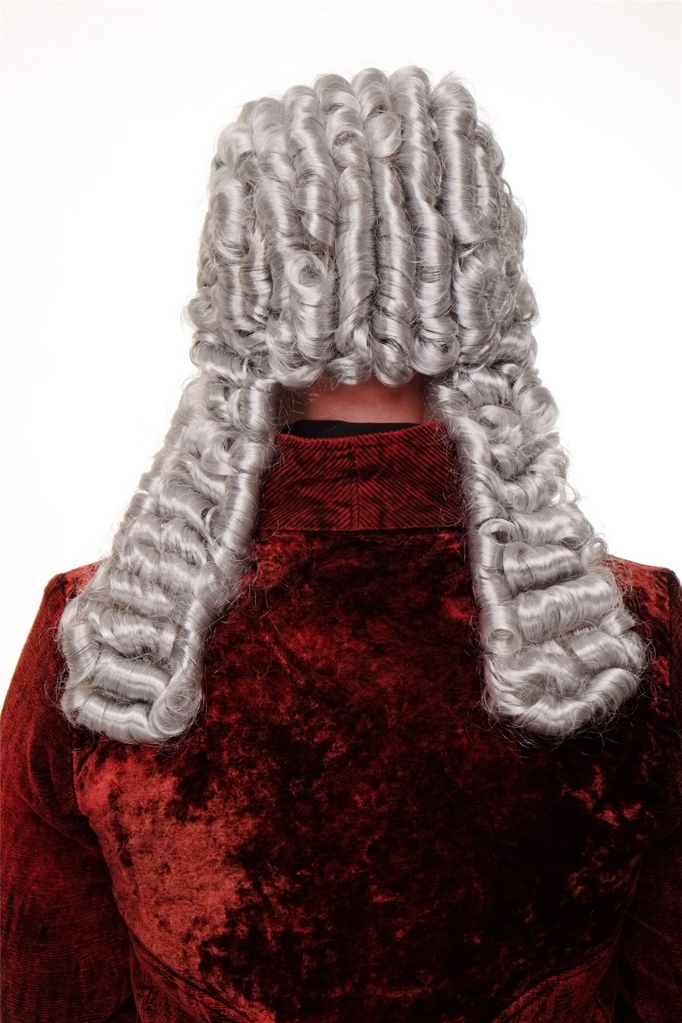 Party/Fancy Dress/Halloween Wig Lord baroque Aristocrat Judge King Noble grey colour, view 4, WIG ME UP: Your Perücken Online Shop Party Wig, Men, Grey, curled, long