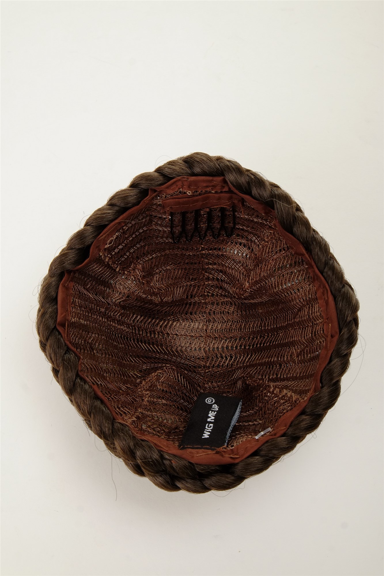 Dutt Haarteil geflochten Haarknoten Mittel-Aschbraun N796-8, Ansicht 4, WIG ME UP: Ihr Perücken Online Shop geflochtener Dutt Haarteil Mittel-Aschbraun