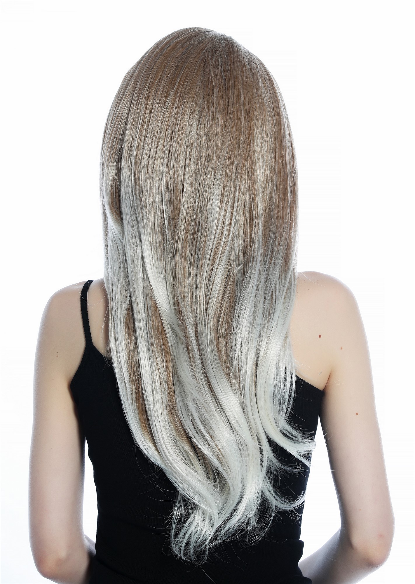 Lady wig half wig black headband retro long straight blond mix bright tips H9306, view 6, WIG ME UP: Your Perücken Online Shop Quality Wigs, Ladies, blond mix, straight, long