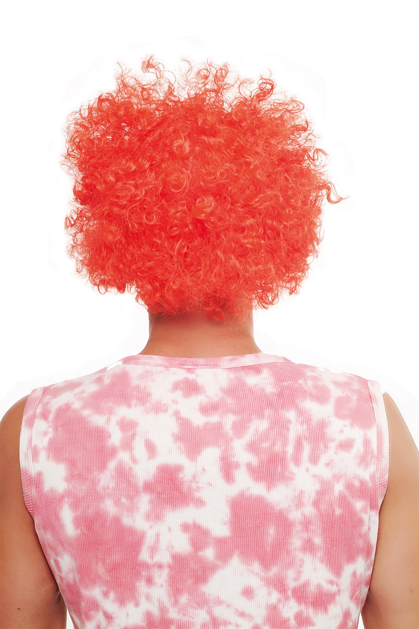 Halloween Carnival wig Circus Clown semi bald red wild hair 3920, view 2, WIG ME UP: Your Perücken Online Shop Party Wig, Men, Red, curled, short