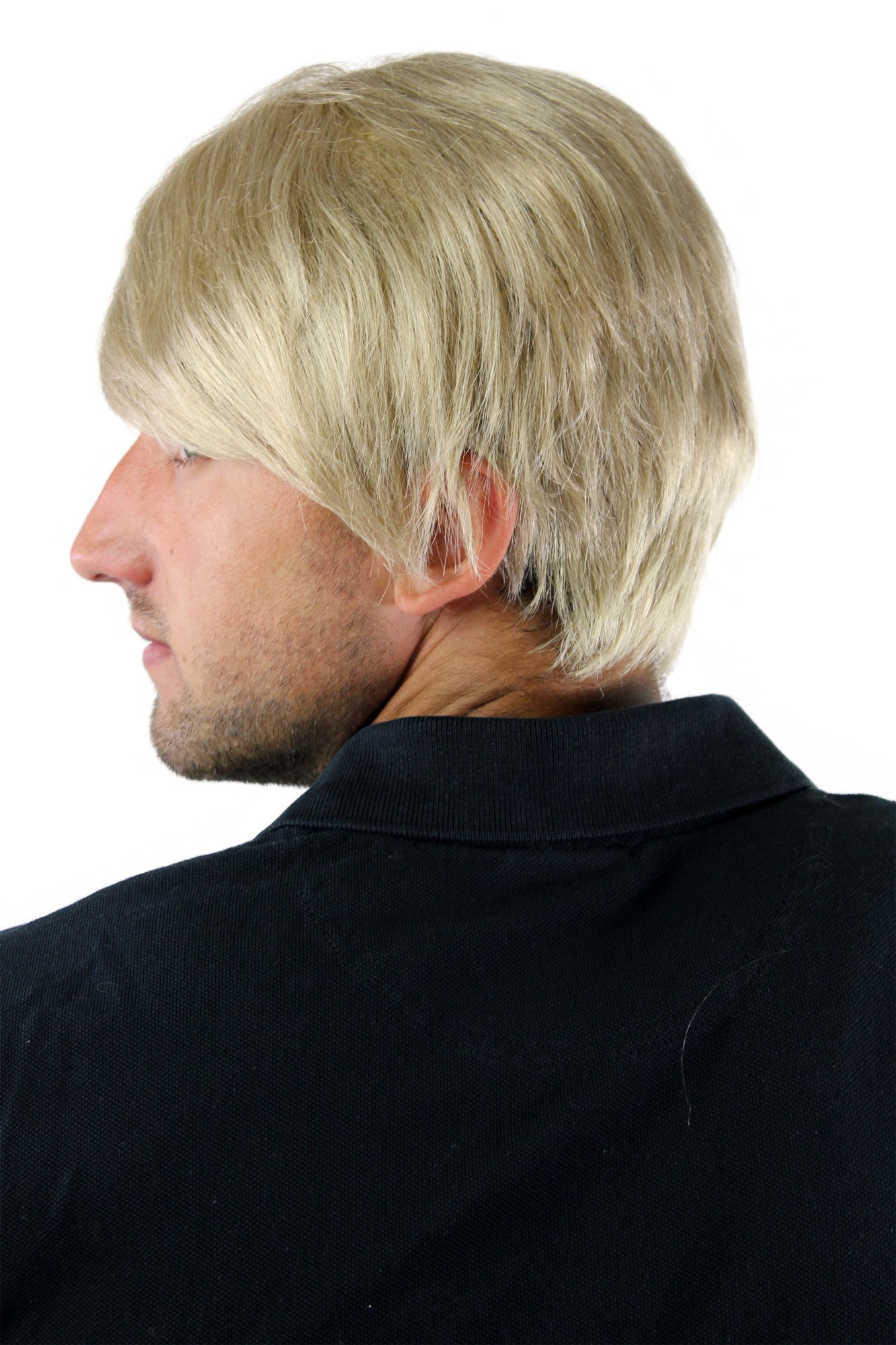 Men's wig synthetic short light ashen blonde youthful young look parting GFW964, view 5, WIG ME UP: Your Perücken Online Shop Quality Wigs, Men, Blonde, straight, short