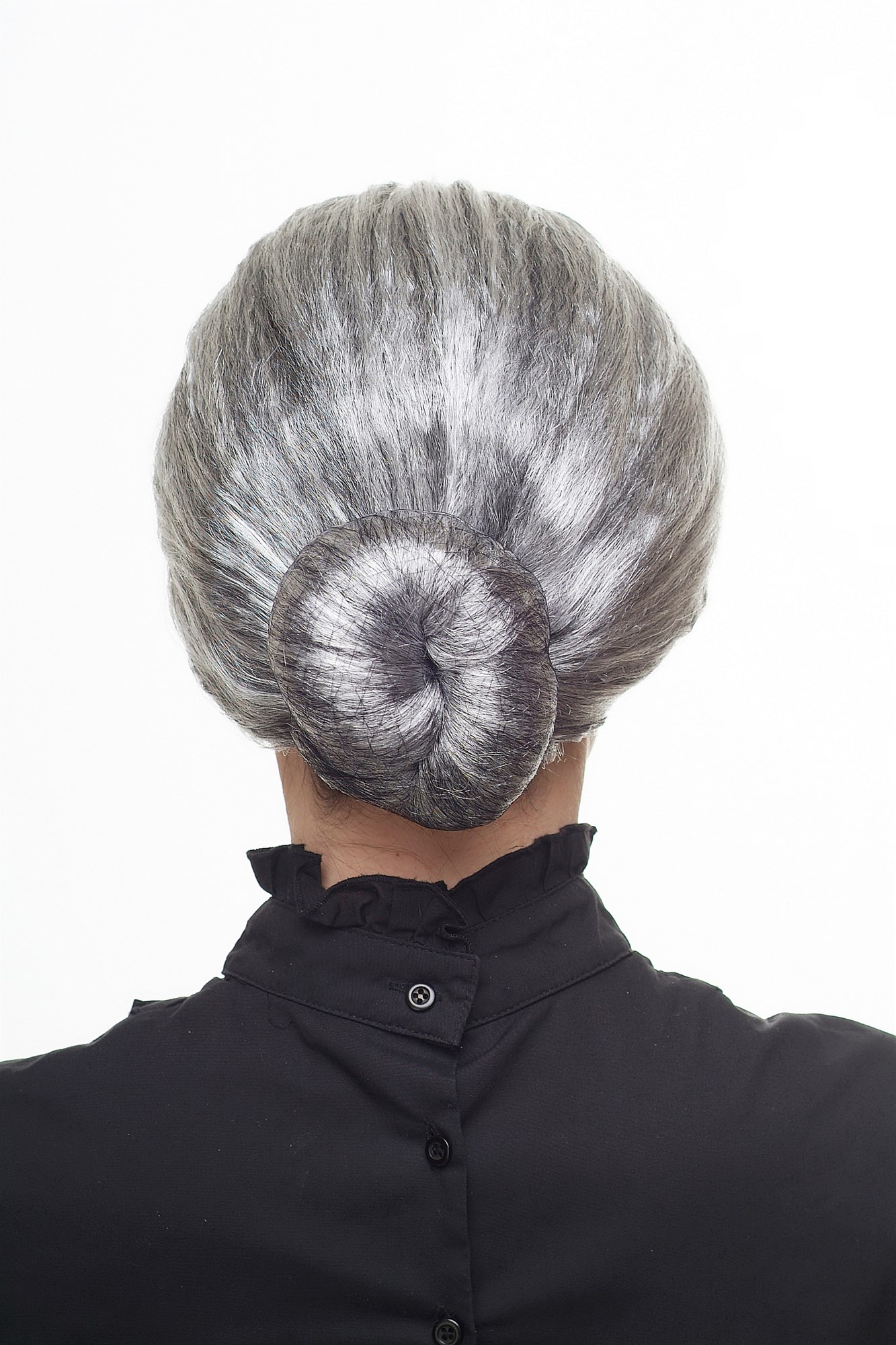 Party/Fancy Dress/Halloween WIG grey Grandmother Granny Boarding School Mistress 69020-P103-68, view 4, WIG ME UP: Your Perücken Online Shop Party Wig, Unisex, Grey, straight, short