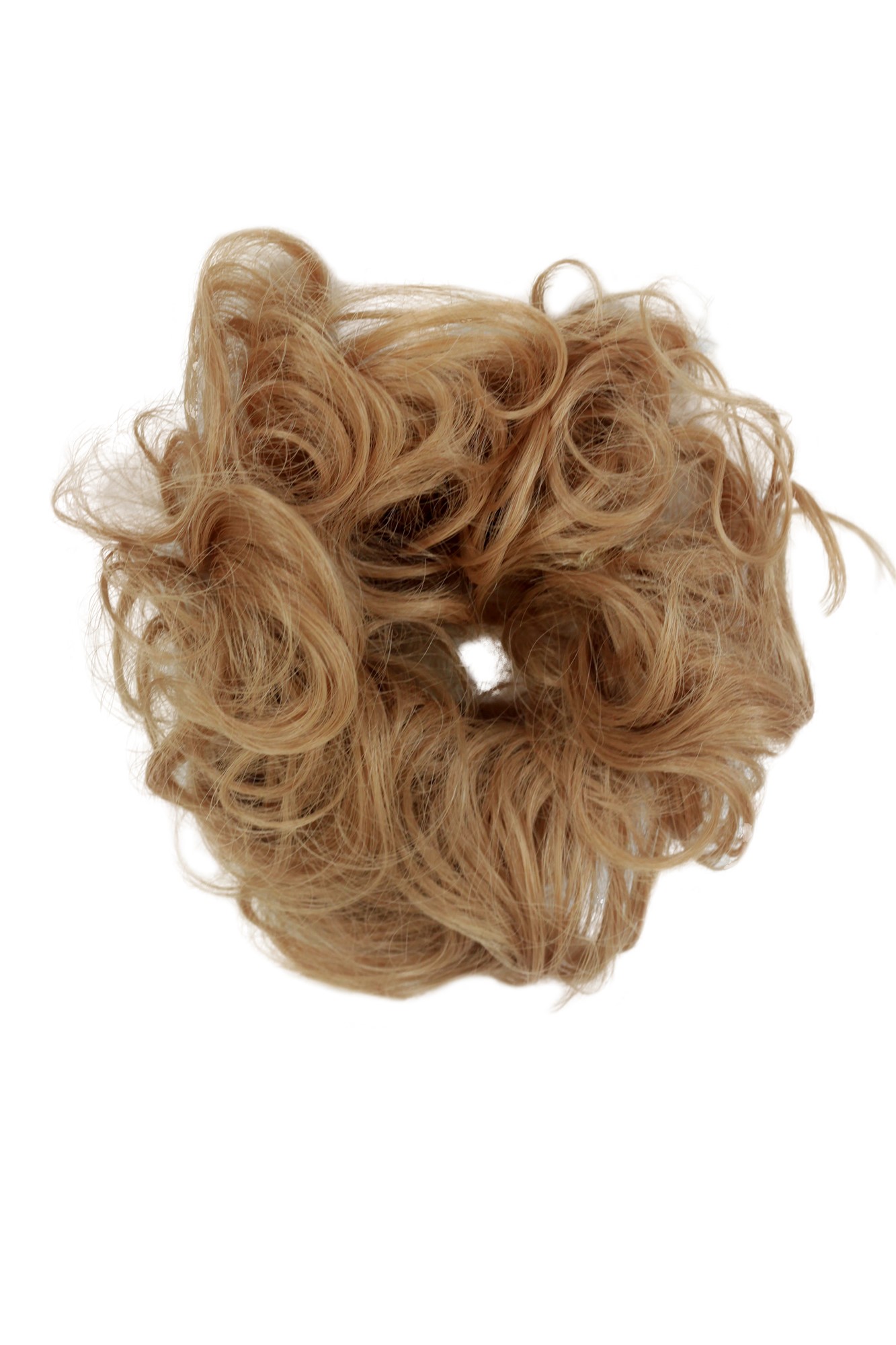 Scrunchie lockig Blond 15 cm