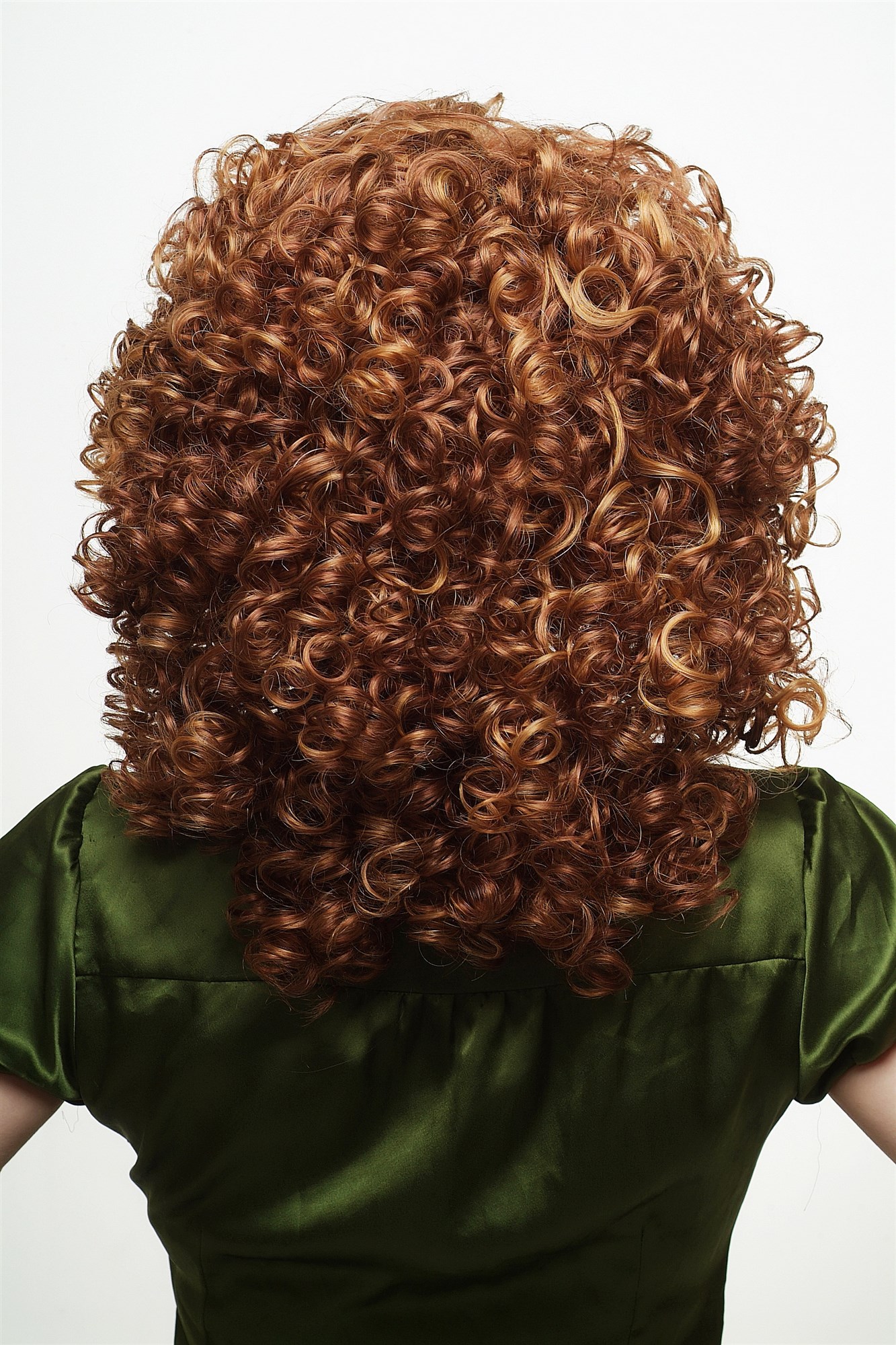 Incredible Curls and Volume! Lady  Wig red blonde mixed curly SA042-350/144, view 4, WIG ME UP: Your Perücken Online Shop Quality Wigs, Ladies, copper red-yellow blonde mix, curled, shoulder-length