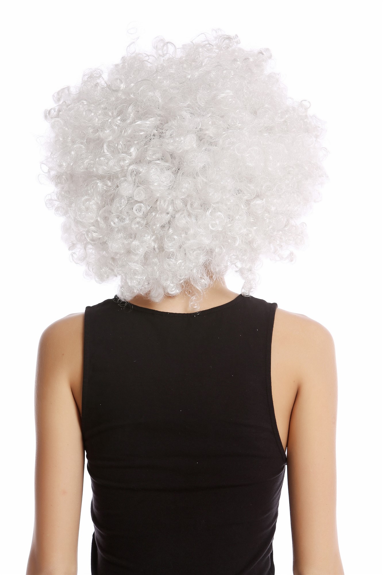 Party Wig, Ladies, Grey, curled, short