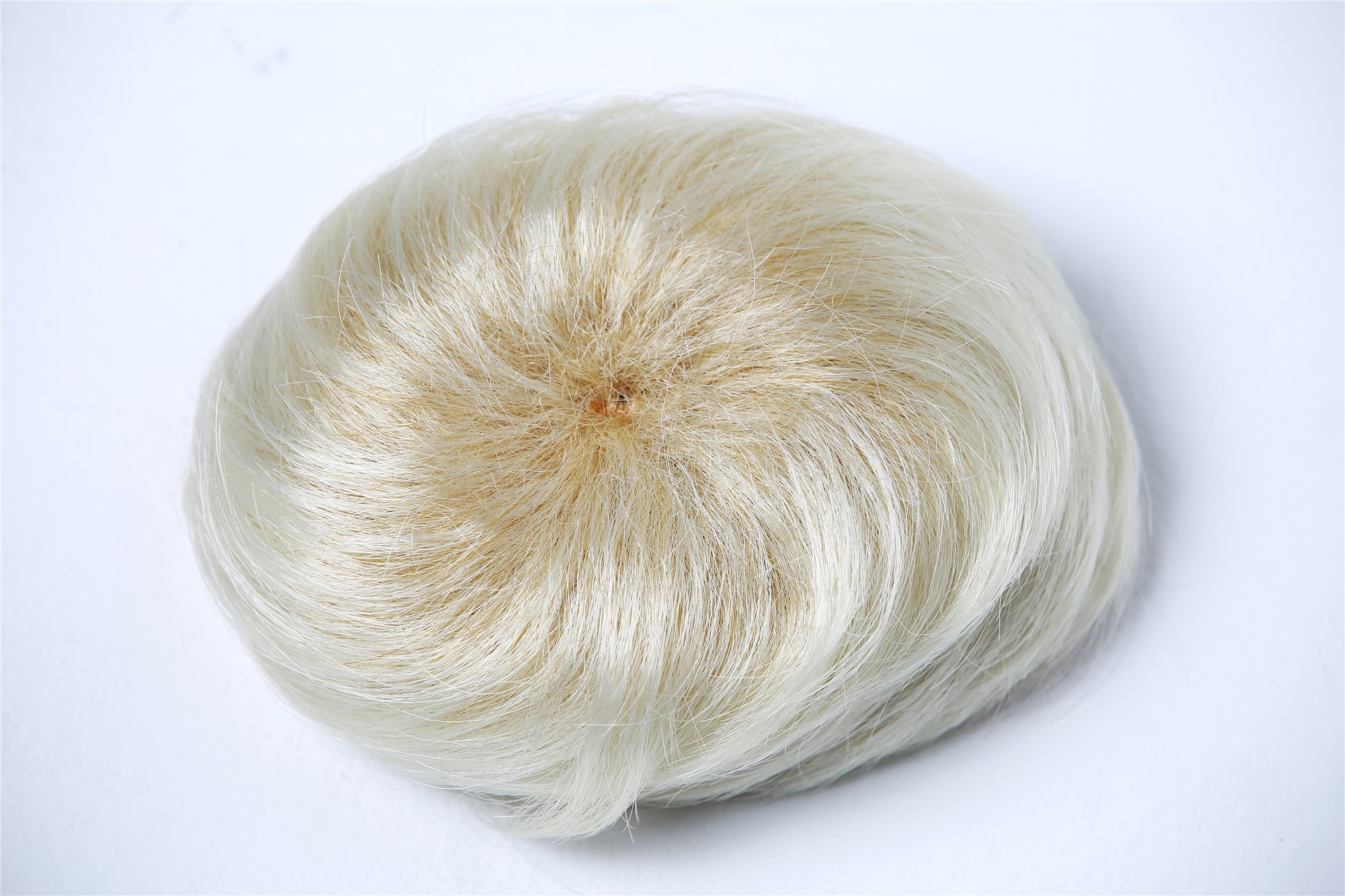 Haarteil Dutt Haarrose Retro Blond Mix TYP-208-24BT613, Ansicht 4, WIG ME UP: Ihr Perücken Online Shop glatter Dutt Haarteil Blond-Mix