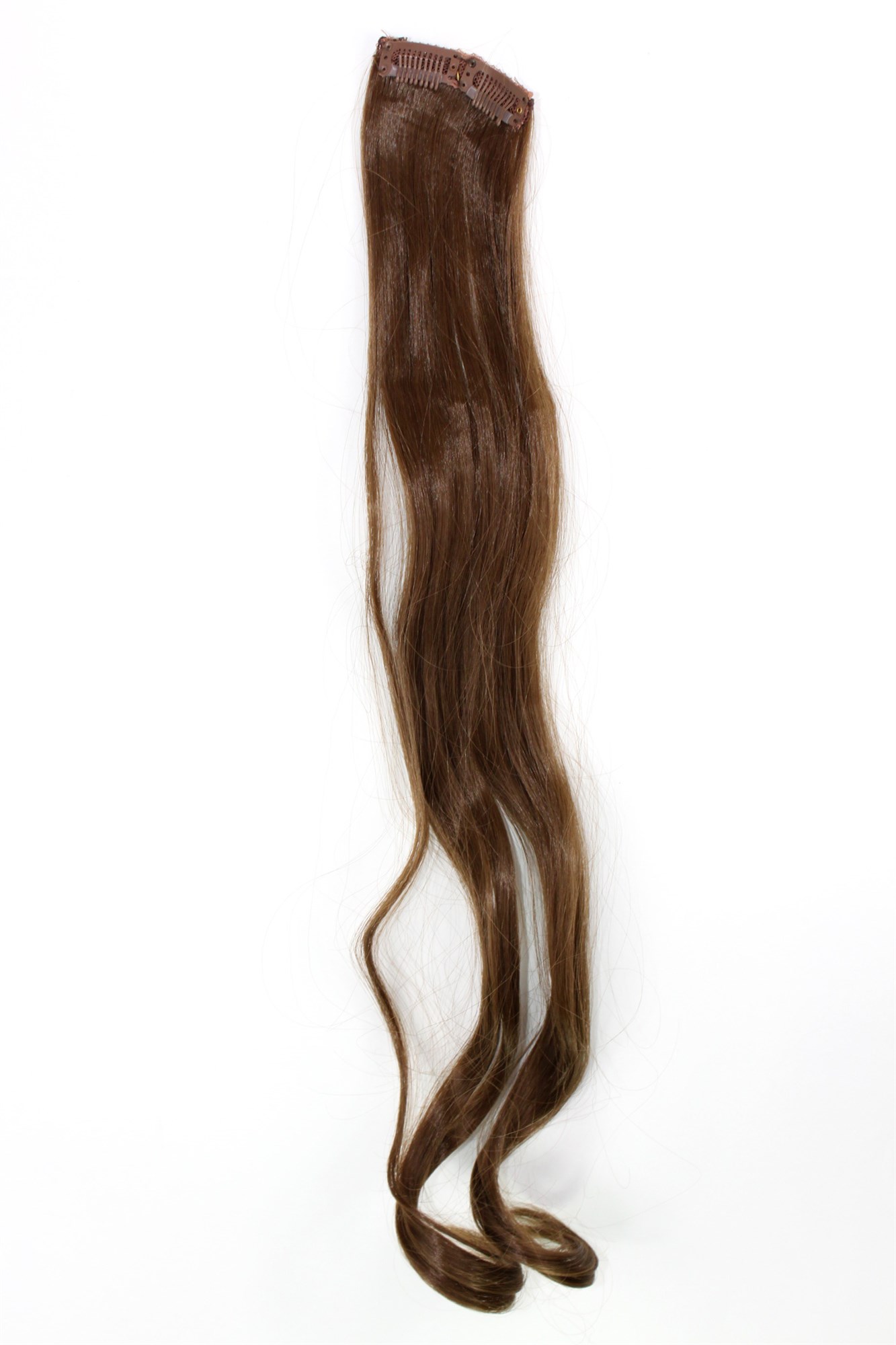 wellige Extensions Hellbraun 63 cm lang