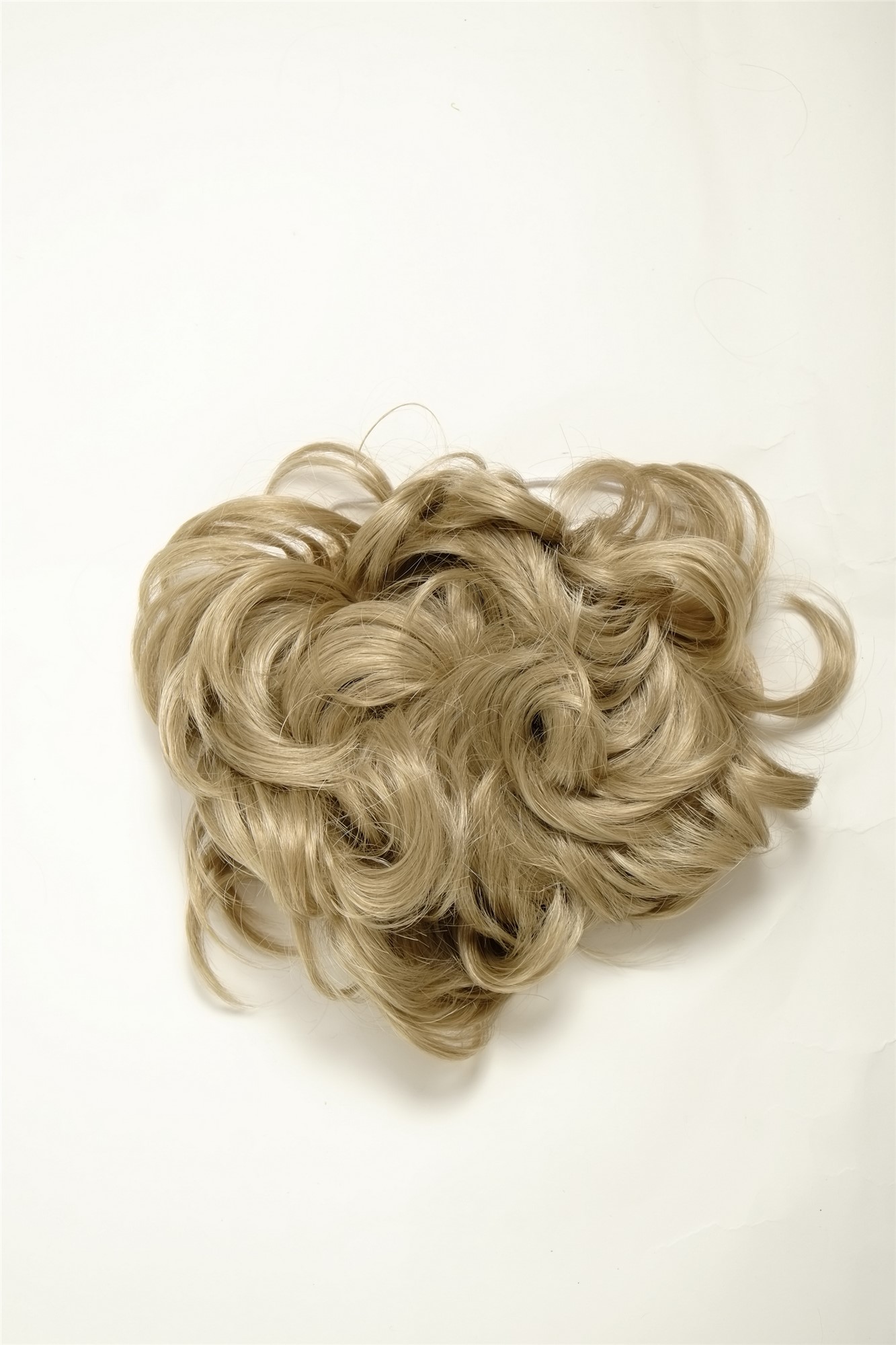 Haarteil Dutt Haarrose Buschig Aschblond Q840-24, Ansicht 3, WIG ME UP: Ihr Perücken Online Shop lockiger Dutt Haarteil Aschblond