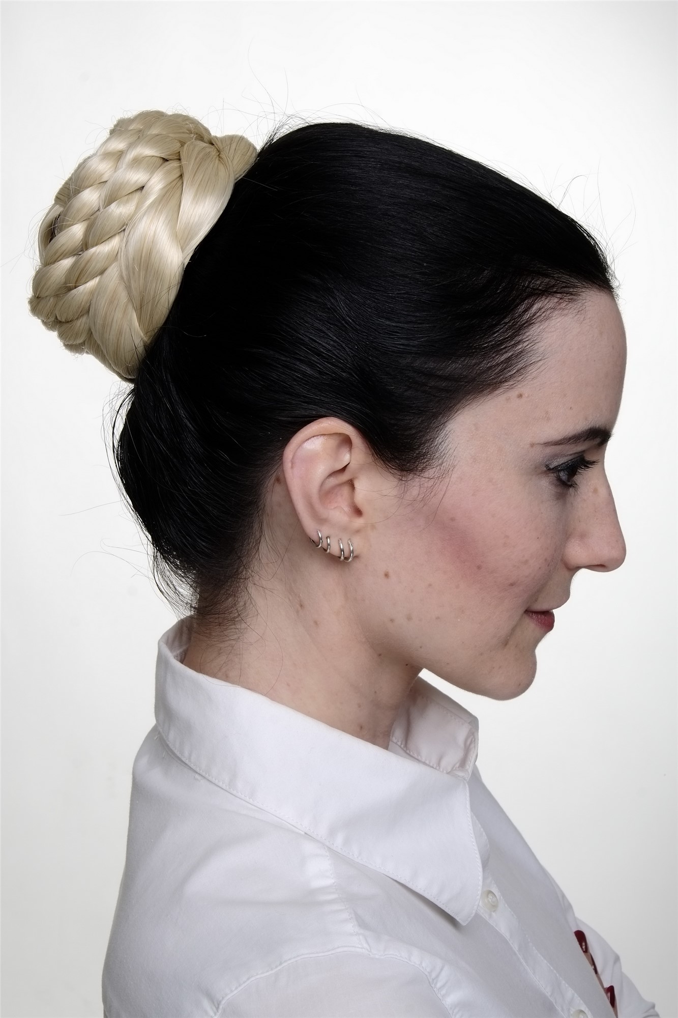 Dutt geflochten Blondmix TC2041-24BT613, Ansicht 4, WIG ME UP: Ihr Perücken Online Shop geflochtener Dutt Haarteil Blondmix