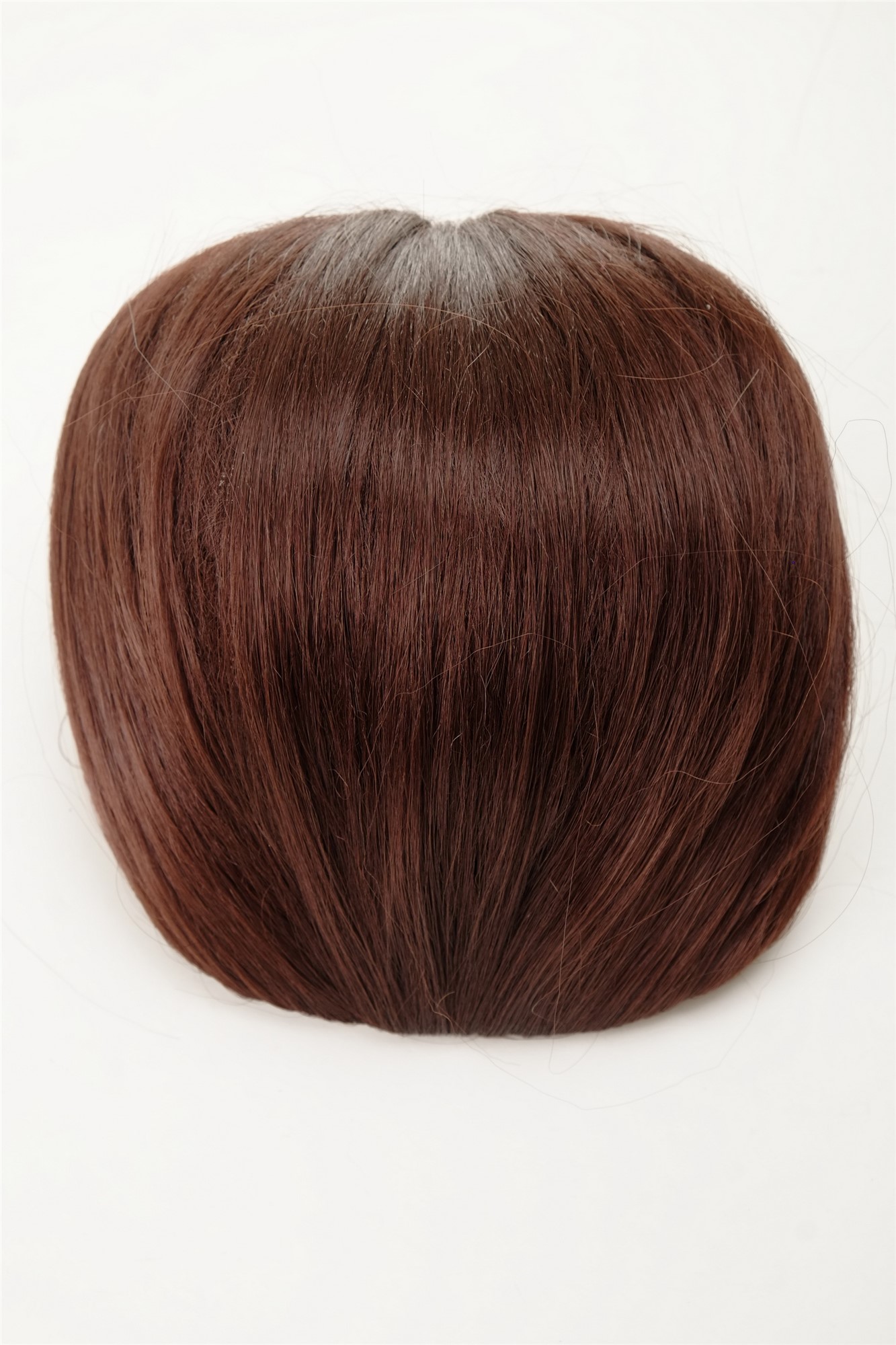 Dutt Haarknoten Groß Oma Rotbraun Braun Q399BOBO-33, Ansicht 7, WIG ME UP: Ihr Perücken Online Shop glatter Dutt Haarteil Mahagonibraun