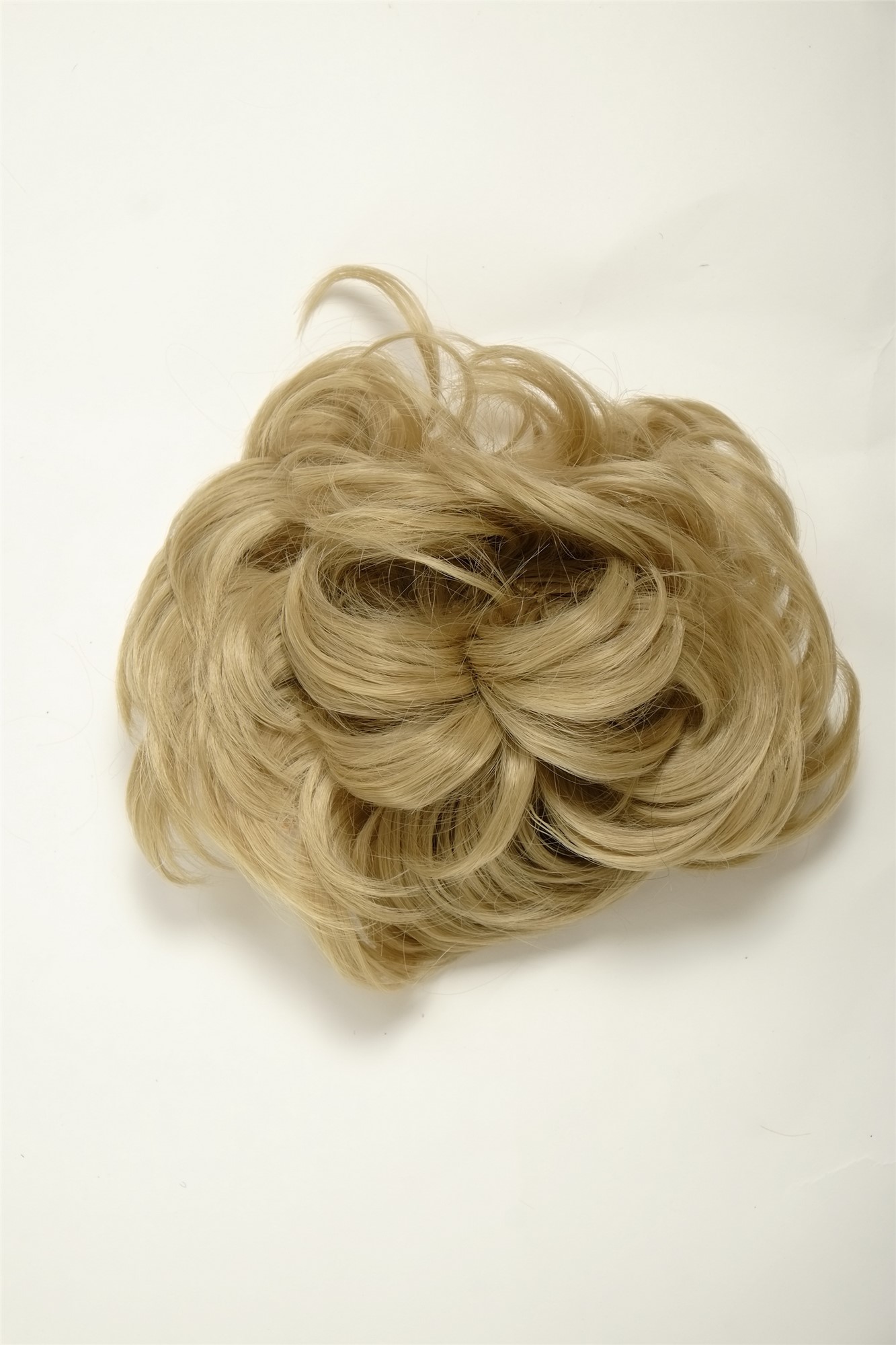Haarteil Dutt Haarrose Buschig Hell-Honigblond Q840-16, Ansicht 3, WIG ME UP: Ihr Perücken Online Shop lockiger Dutt Haarteil Hell-Honigblond