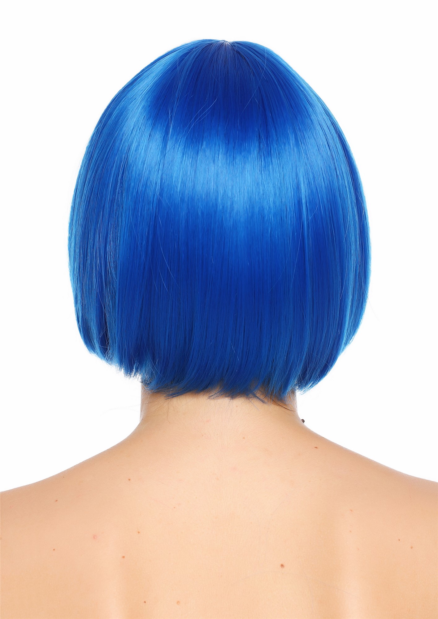 Damenperücke kurz Bob Pony glatt blau SZL0751-DHT2517