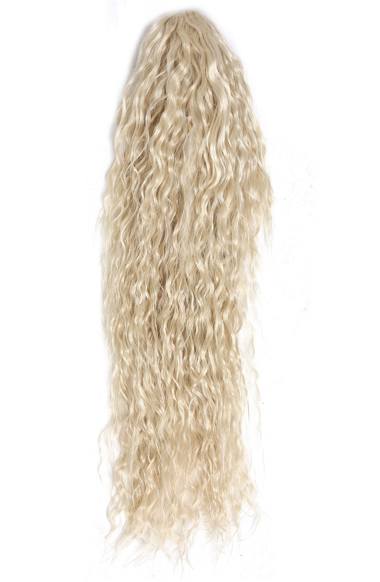 Hairpiece ponytail extremely long volume kinked curls kinks light blonde N838, view 4, WIG ME UP: Your Perücken Online Shop Ponytails, light blonde, curled, long