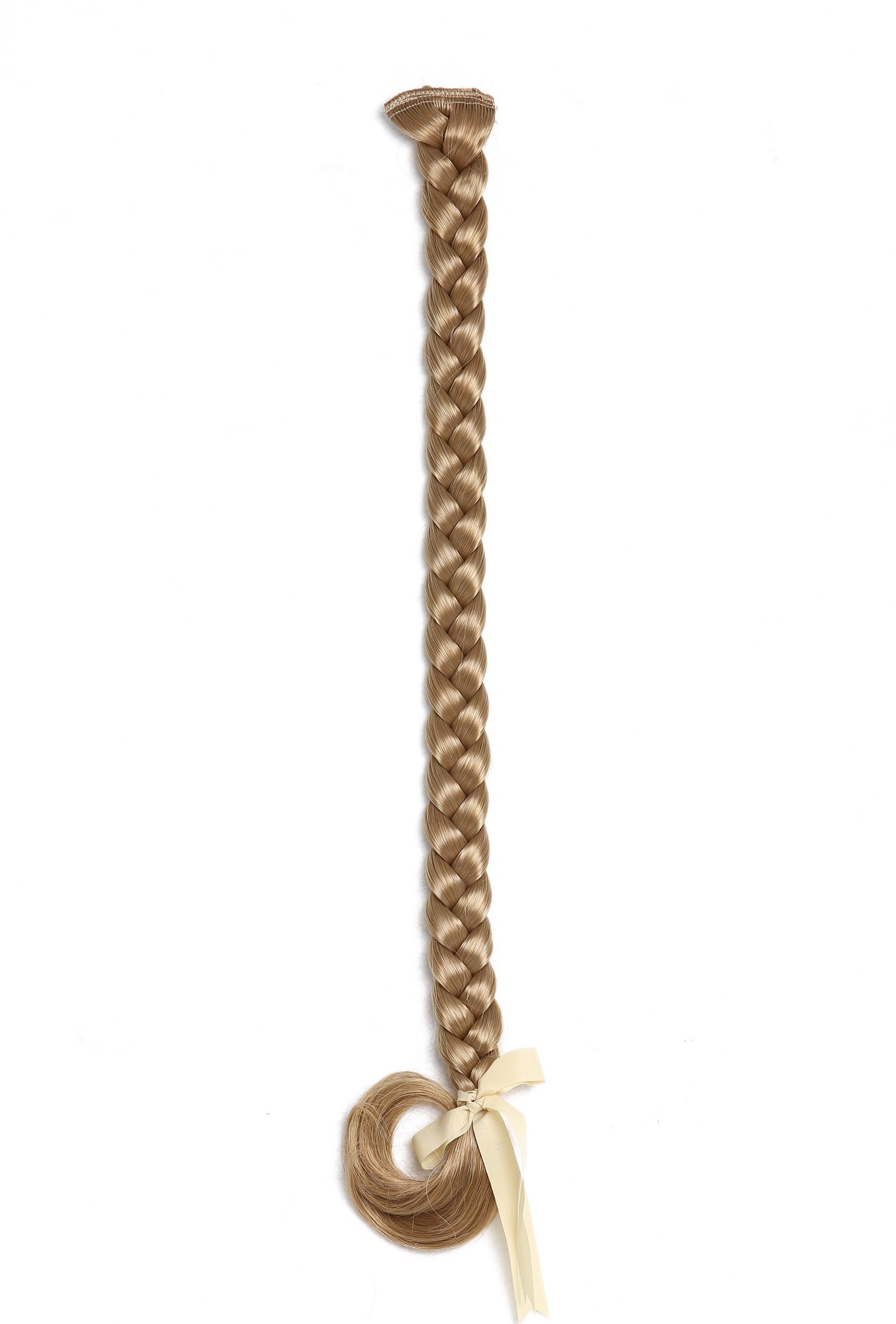 hochwertiger Geflochtener Zopf Flechtzopf mit Clip lang Blond Goldblond SA101-24B, Ansicht 5, WIG ME UP: Ihr Perücken Online Shop geflochtenes Zopf-Haarteil Goldblond 50 cm lang