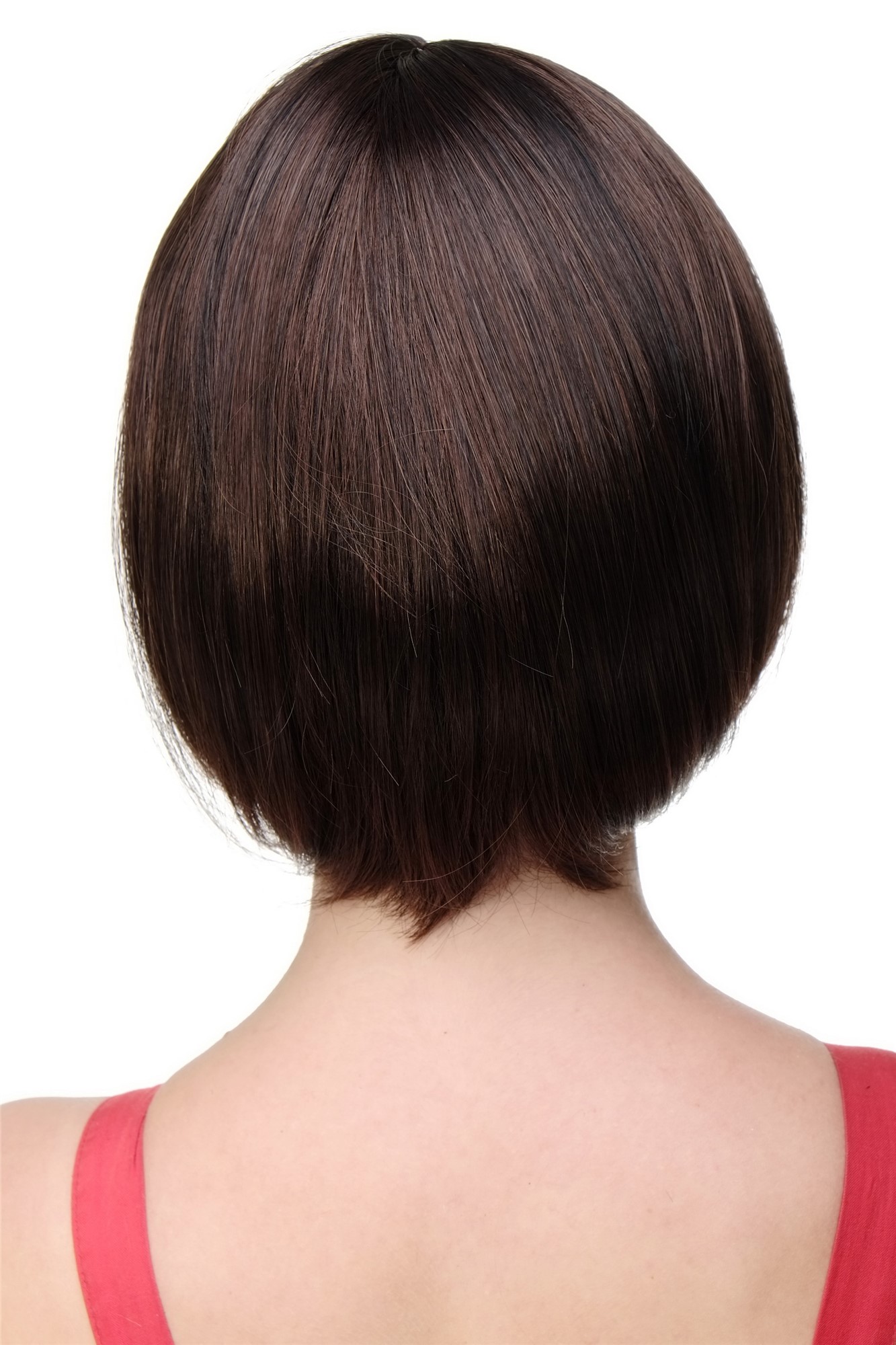 Lady  Wig short Page Bob fringe bangs dark brown & mahogany mix 703-2T33, view 4, WIG ME UP: Your Perücken Online Shop Quality Wigs, Ladies, black-mahogany brown, straight, short