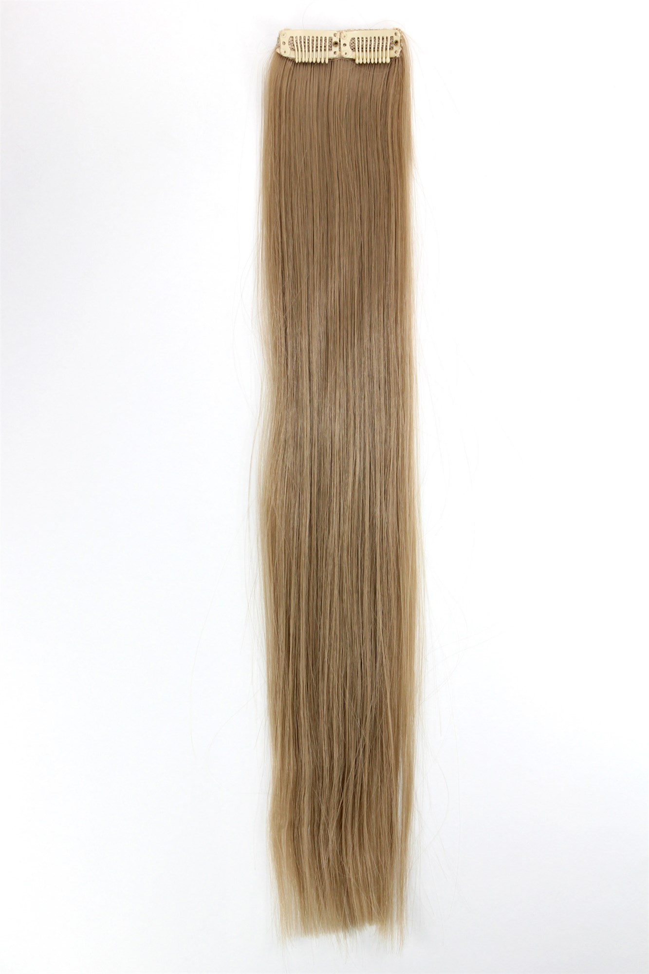 glatte Extensions Aschblond 45 cm lang