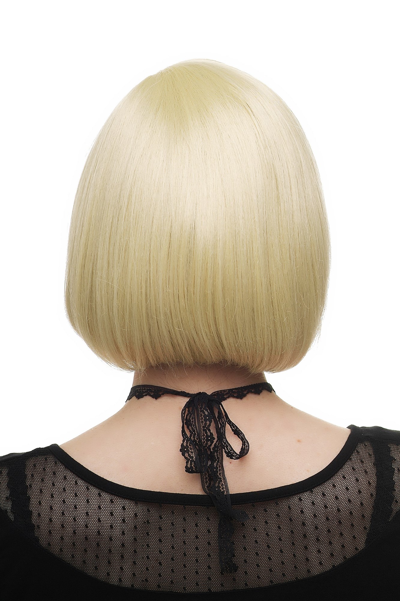 hochwertige Qualitätsperücken, Damen Perücke kurz Bob warmes helles Blond 3270-88E, Ansicht 4, WIG ME UP: Ihr Perücken Online Shop glatte Tressen-Perücke mit Kopfhaut-Imitat Schwedenblond kurze Haare für Damen
