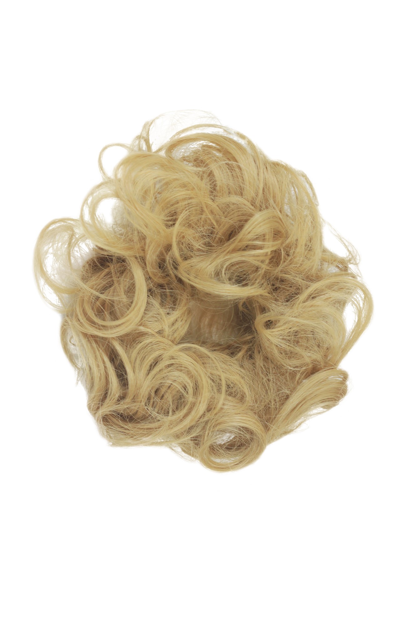 Scrunchie lockig Blond 15 cm