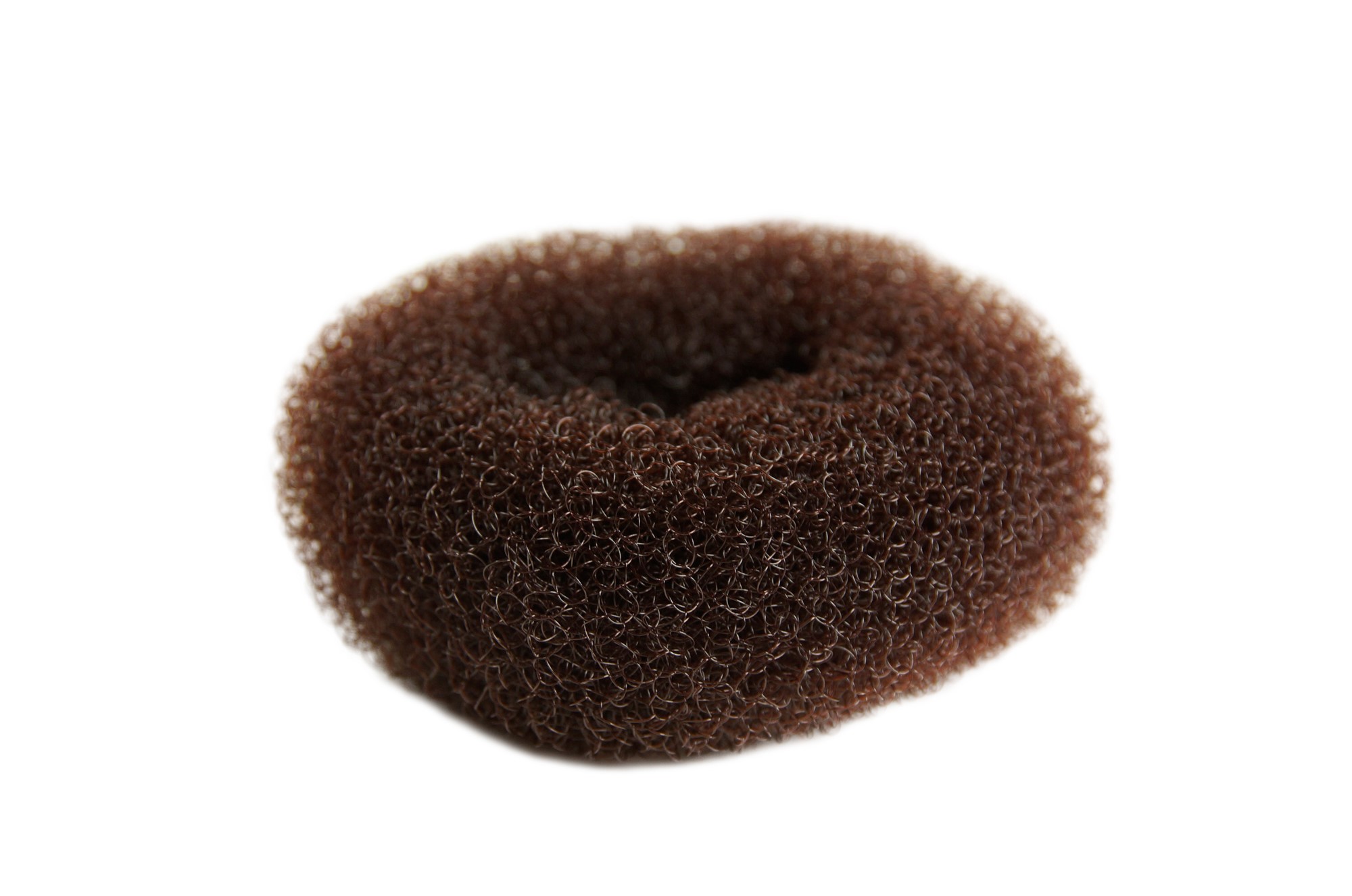 Duttkissen Kissen Dutt braun klein RH-046-6x3-brown, Vorderansicht, WIG ME UP: Ihr Perücken Online Shop Duttkissen braun klein