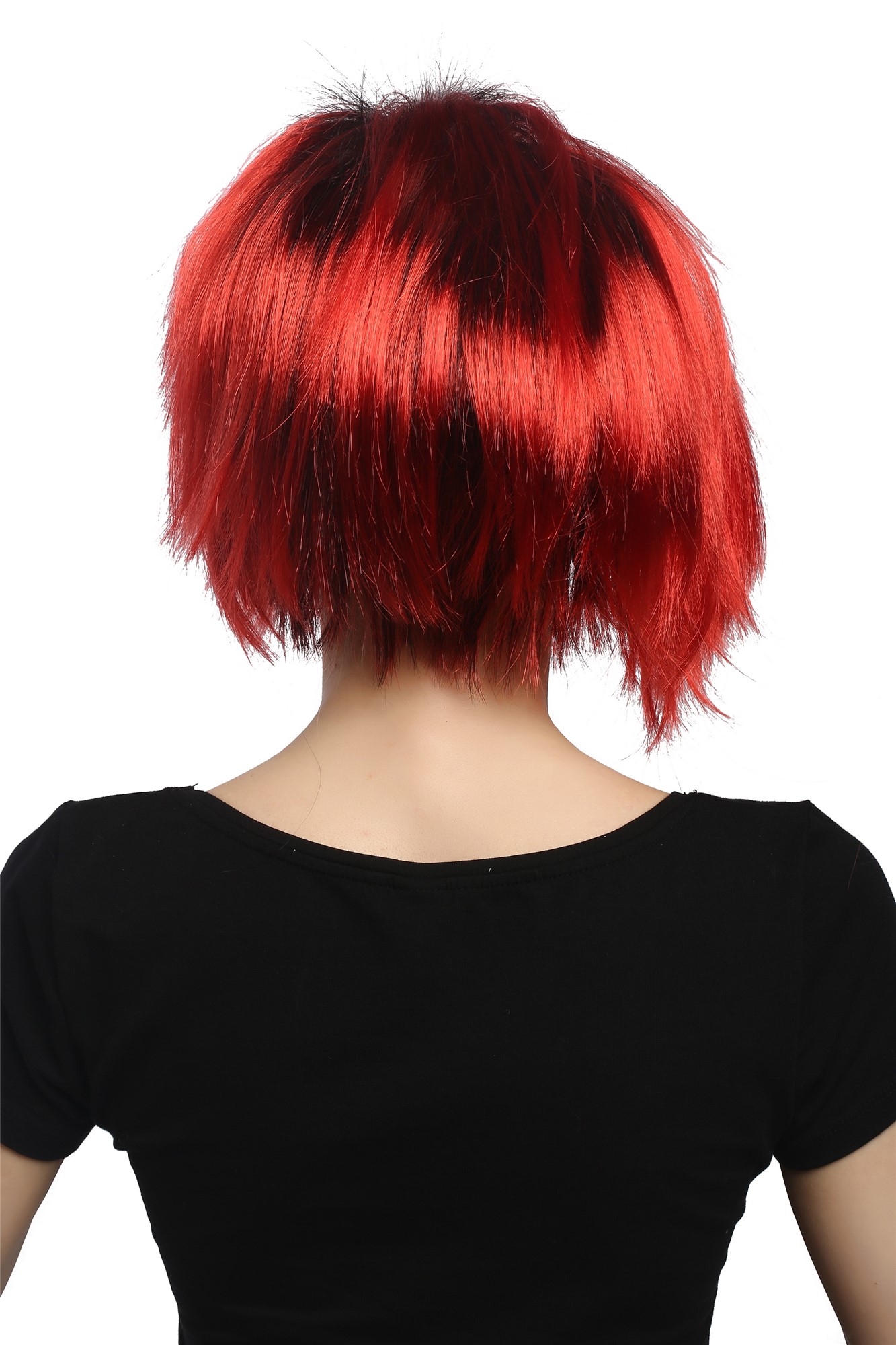 Party Wig, Ladies, Red, straight, short