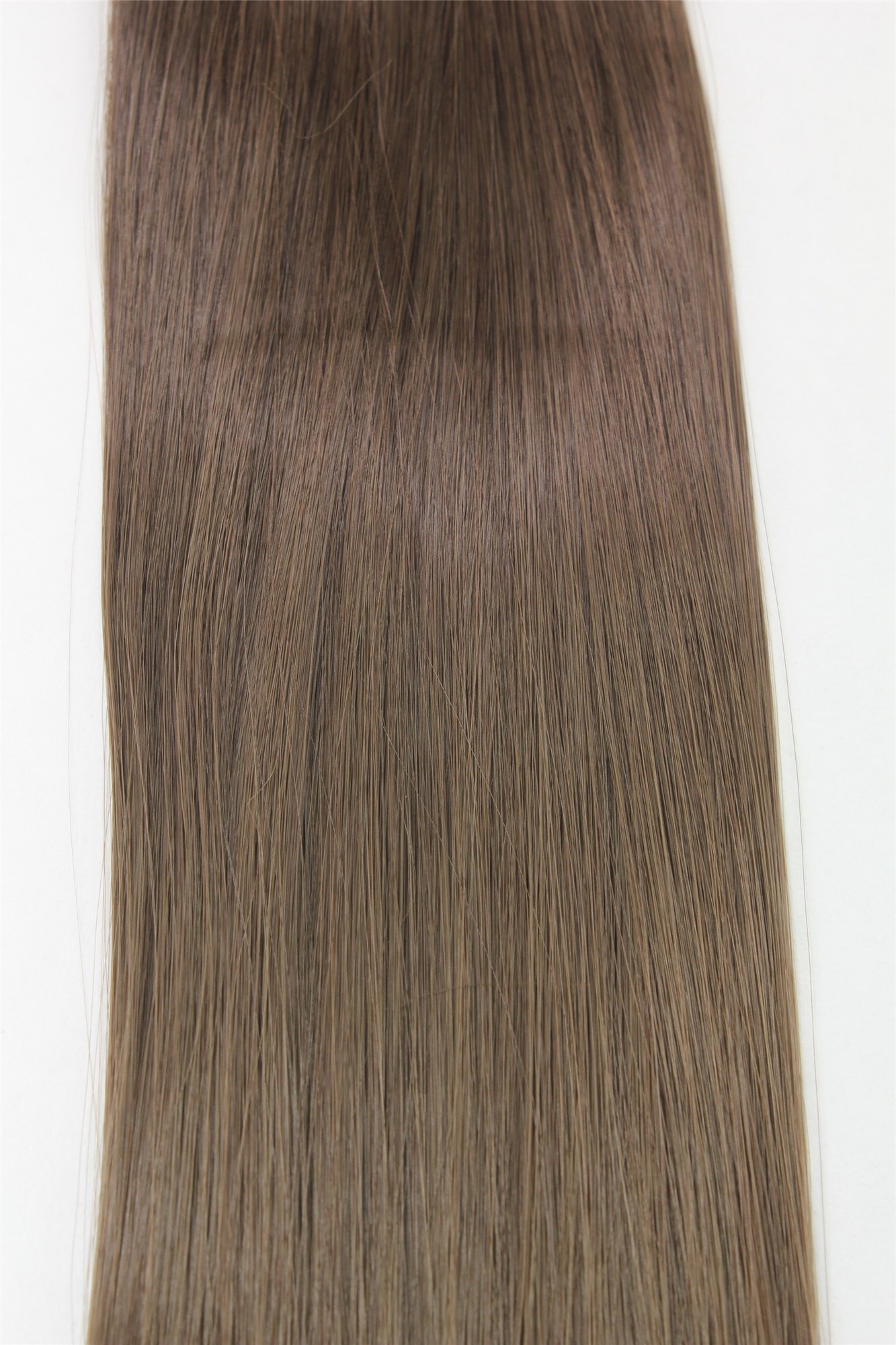 glatte Extensions Braun 40 cm lang