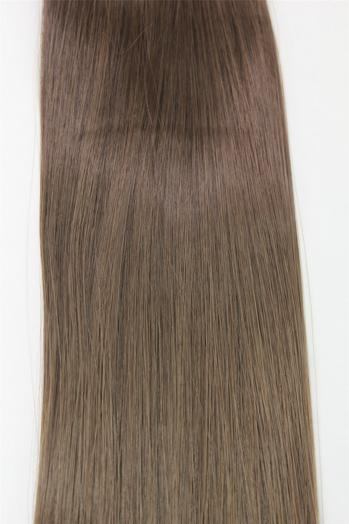 8-tlg Clip-in Komplett-Set Extensions Braun Mittelbraun EX03-GGO-10, Ansicht 2, WIG ME UP: Ihr Perücken Online Shop glatte Extensions Braun 40 cm lang