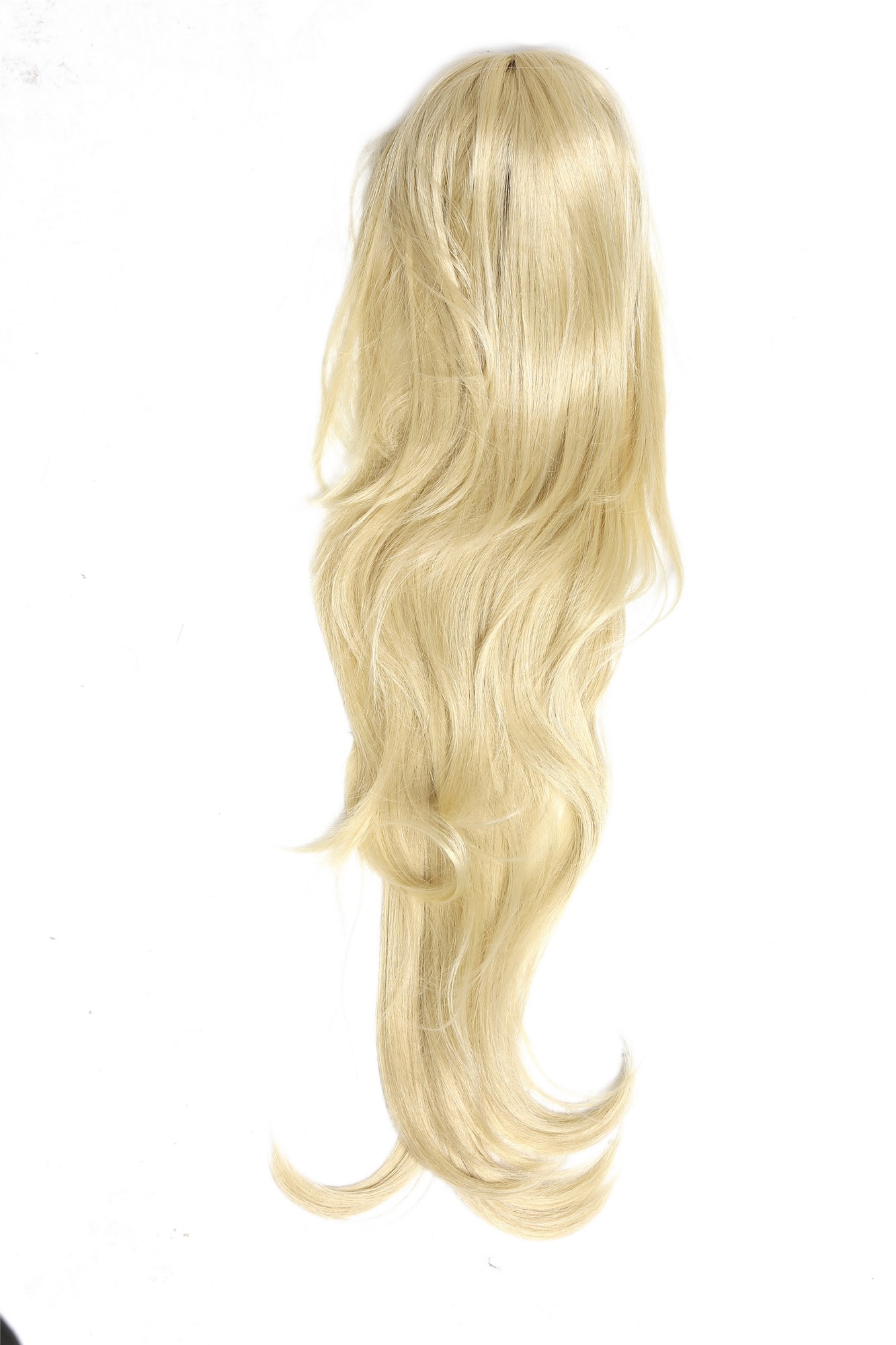 Ponytail Hairpiece Claw Clamp very long layerd slightly wavy light blond T200, view 7, WIG ME UP: Your Perücken Online Shop Ponytails, light blonde, wavy, long