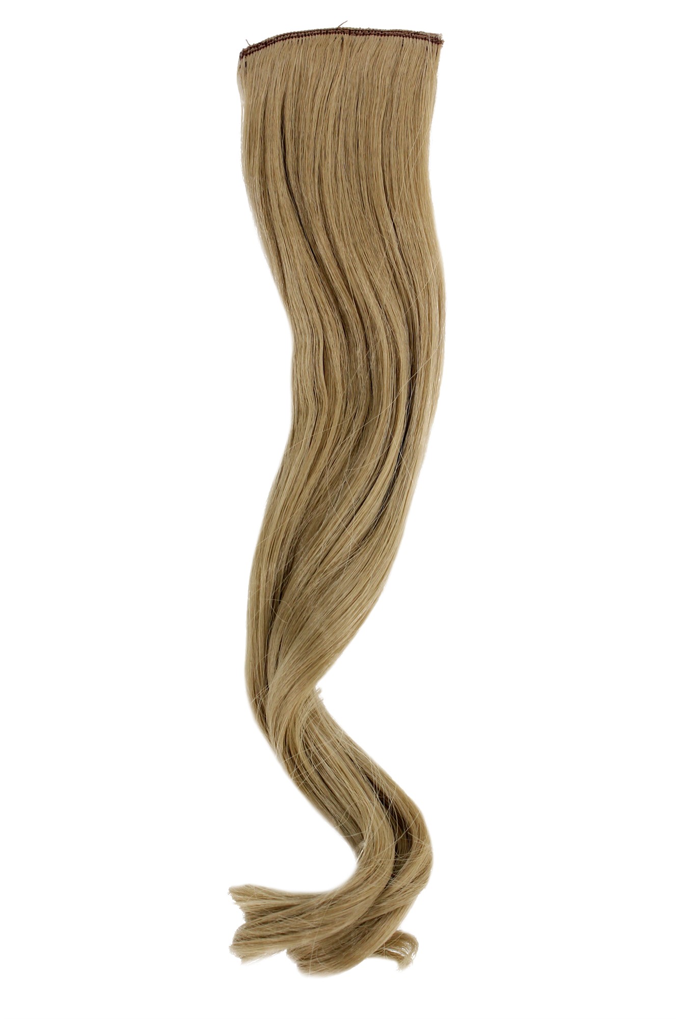 wellige Extensions Helles Aschblond 45 cm lang