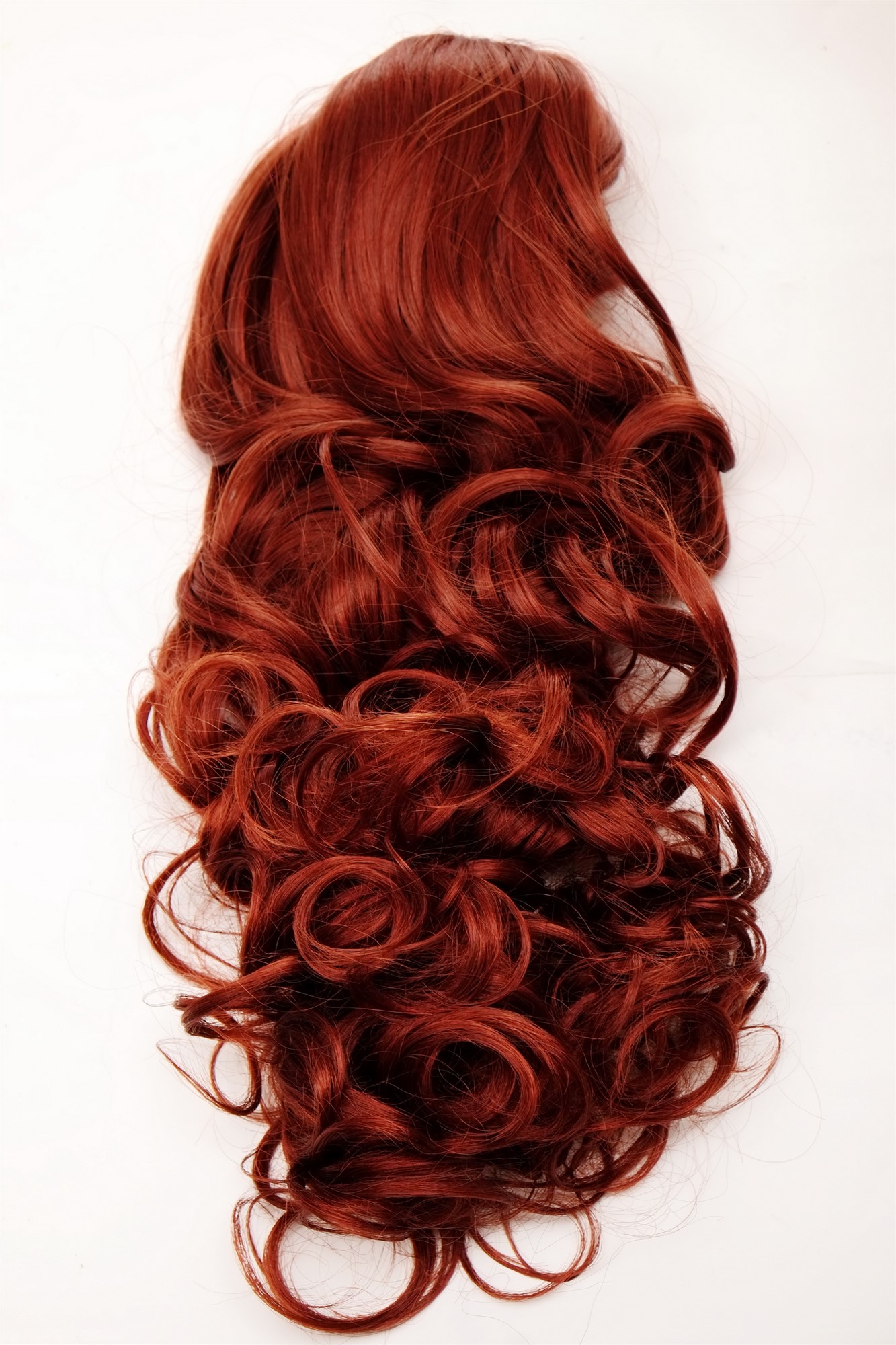 N310-131 Hairpiece PONYTAIL extension VERY long MASSIVE volume voluminous curly AMAZING curls kinks red brown auburn 23", view 3, WIG ME UP: Your Perücken Online Shop Ponytails, reddish brown, curled, long