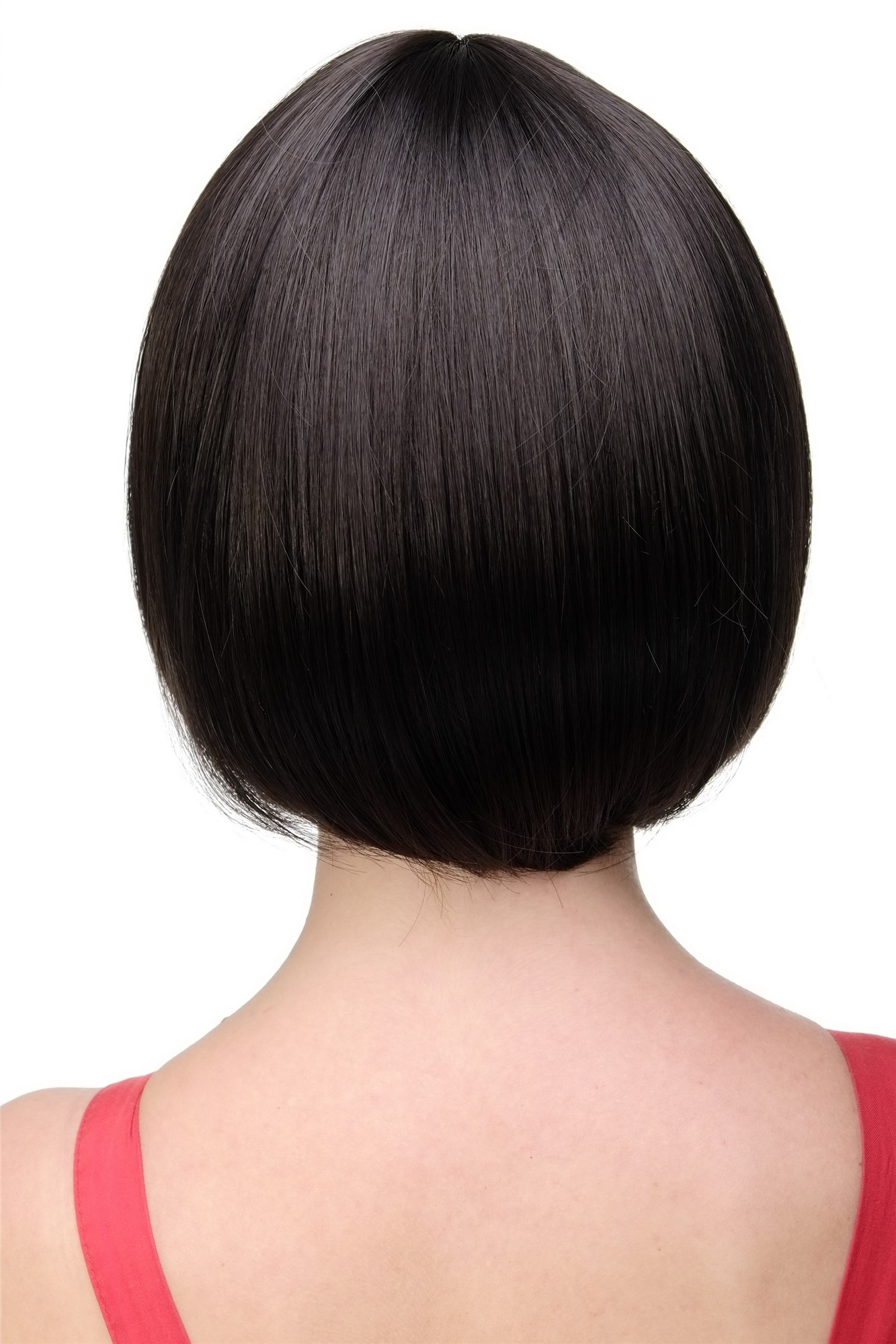 Lady  Wig short Page Bob fringe bangs dark brown703-4, view 4, WIG ME UP: Your Perücken Online Shop Quality Wigs, Ladies, dark brown, straight, short