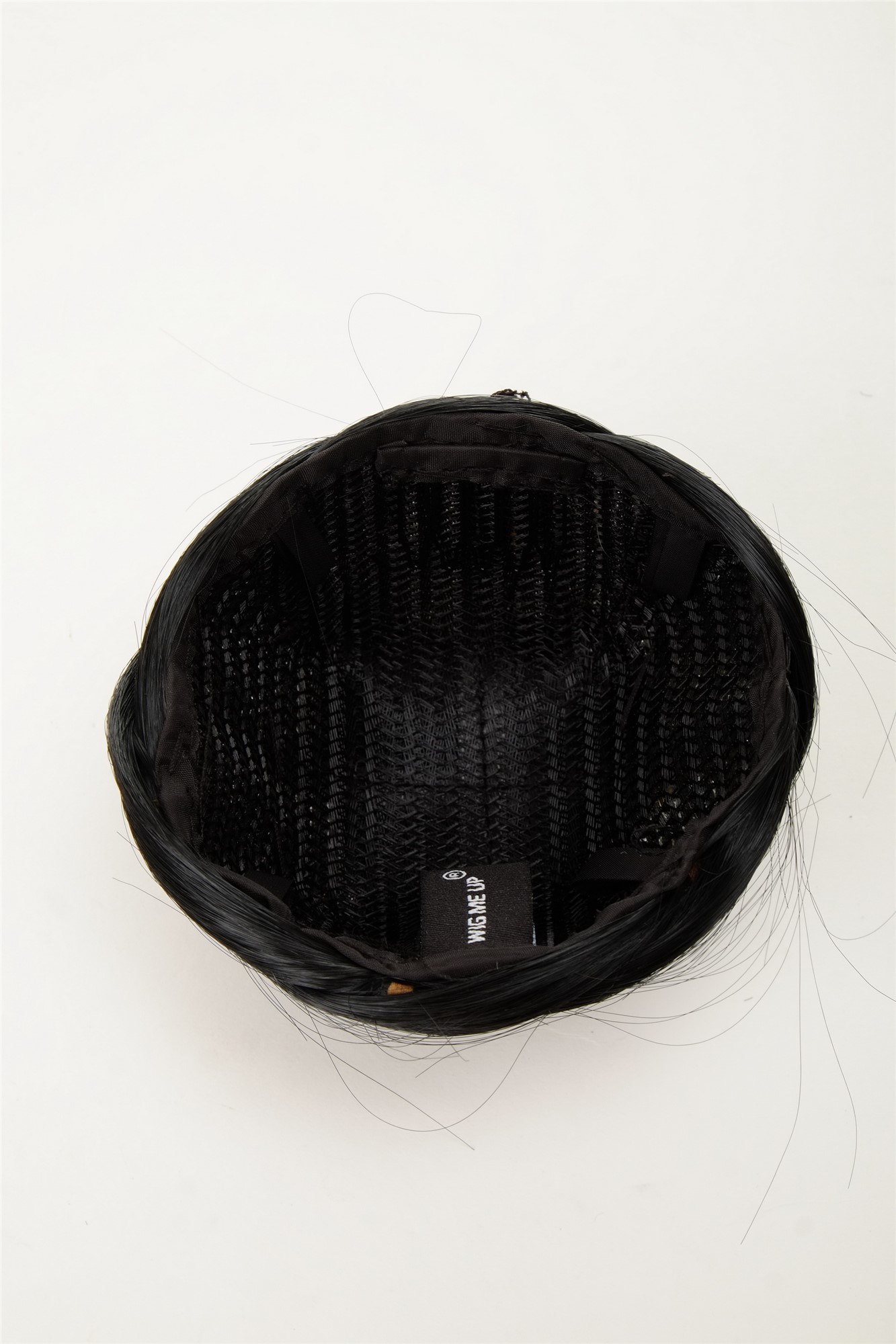 Haarknoten Haarteil Dutt geflochten Schwarz Q399D-1, Ansicht 4, WIG ME UP: Ihr Perücken Online Shop geflochtener Dutt Haarteil Schwarz