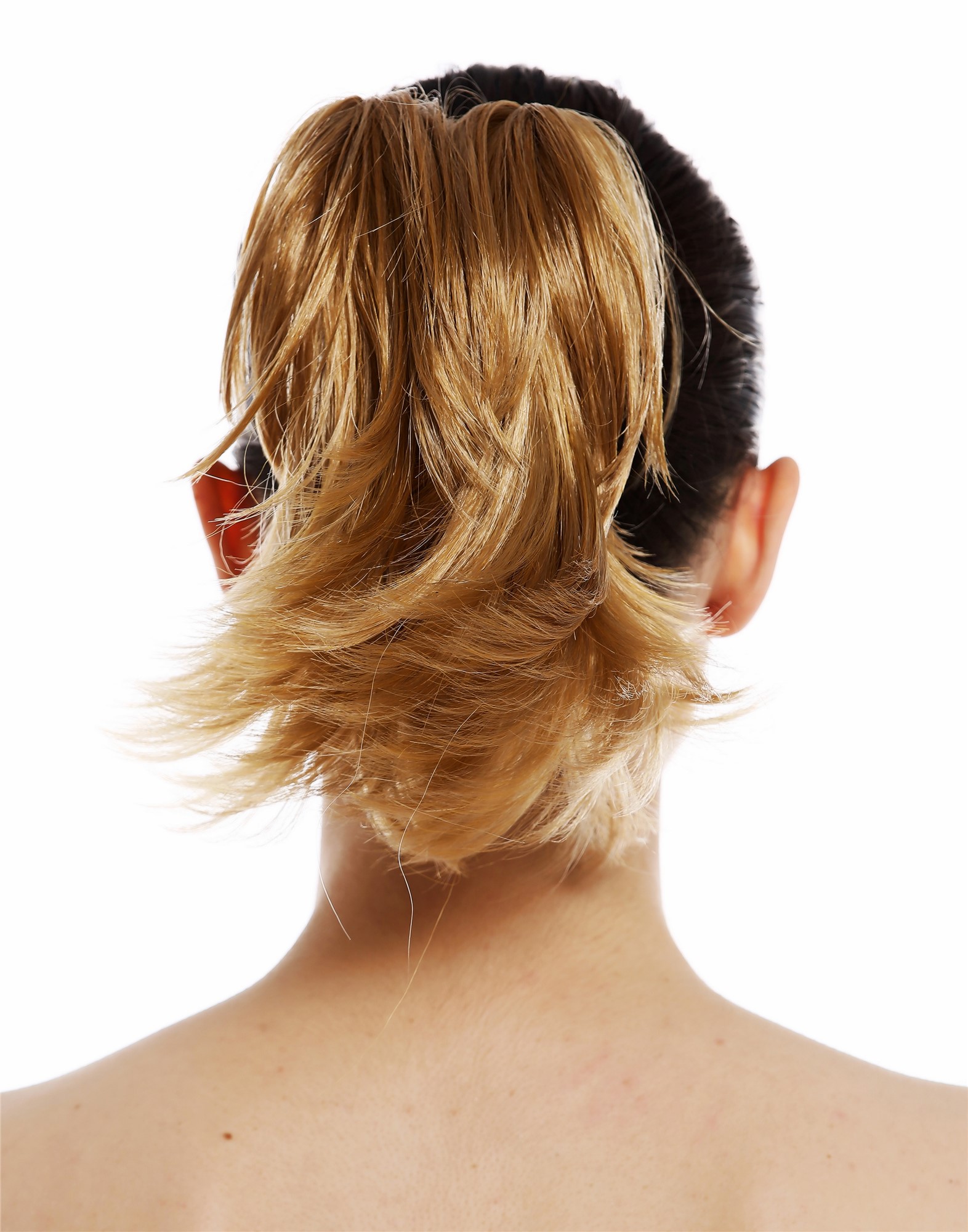 Hairpiece ponytail extension comb short wavy very light golden blonde JL-3135 , view 2, WIG ME UP: Your Perücken Online Shop Ponytails, golden blonde, wavy, short