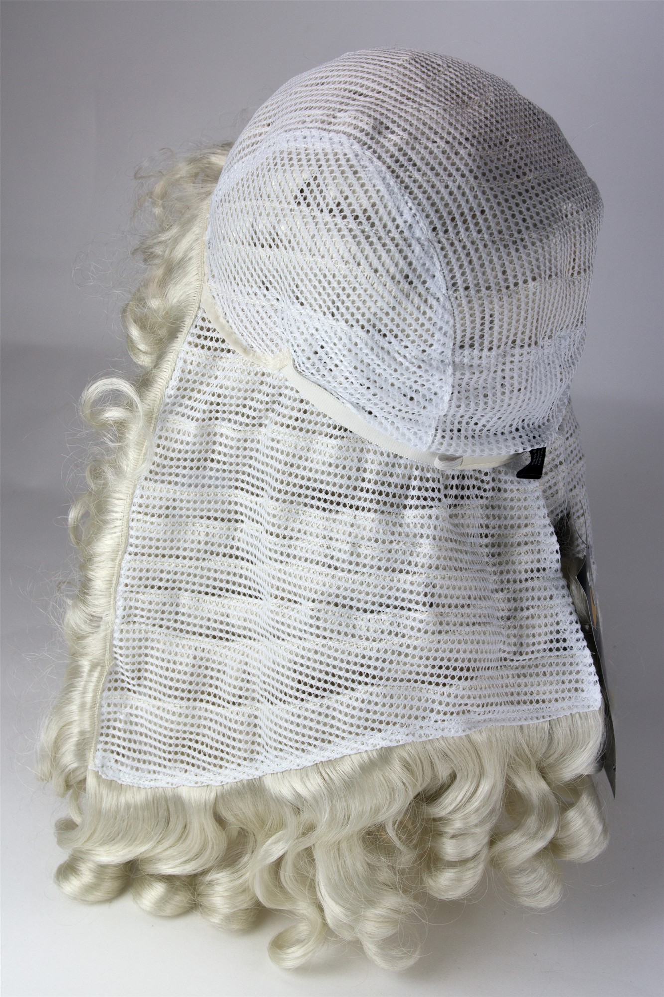 Wig women men baroque renaissance king nobleman long curls curly white B17, view 5, WIG ME UP: Your Perücken Online Shop Quality Wigs, Men, Swedish blonde, curled, long