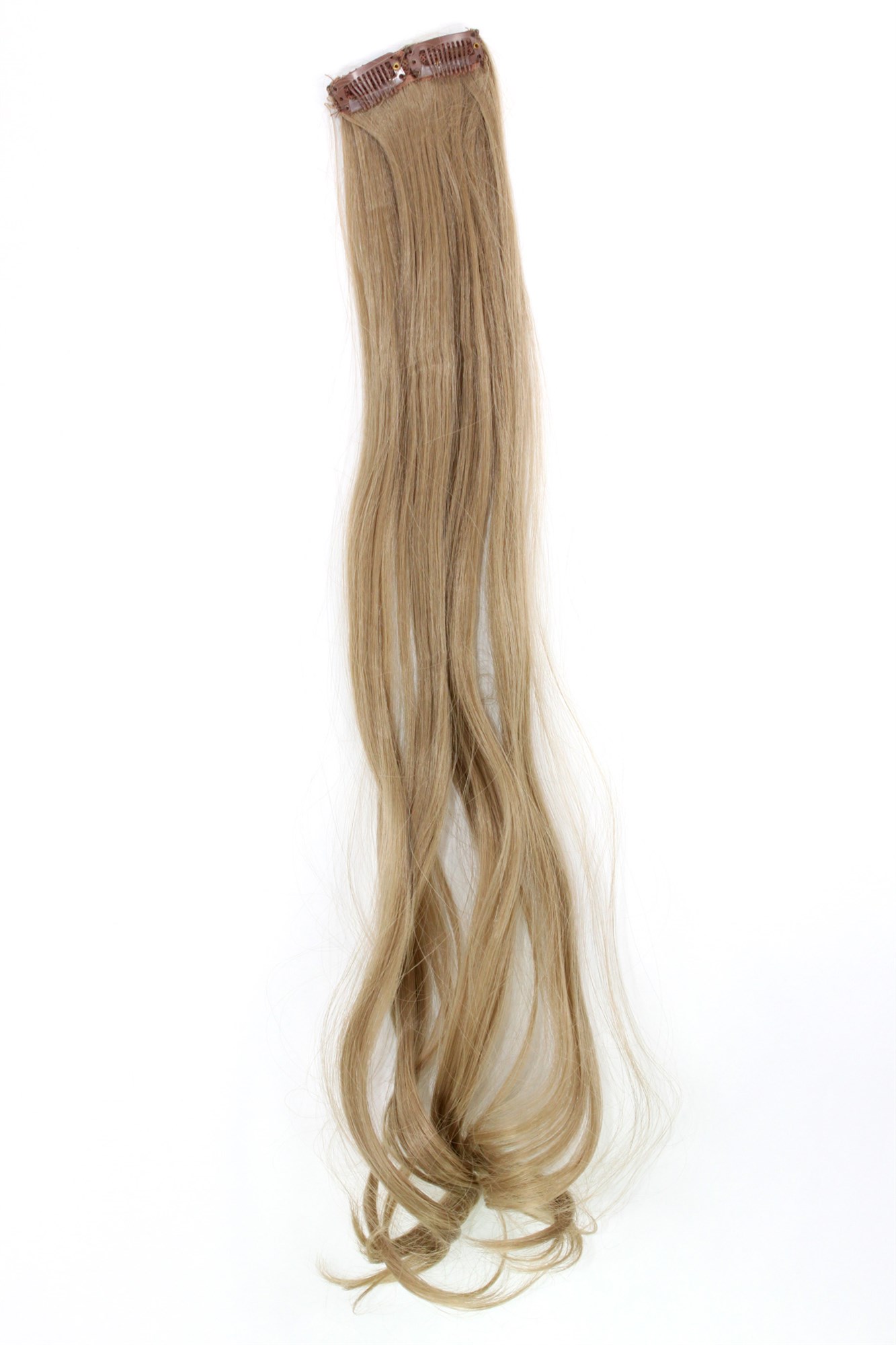 wellige Extensions Aschblond 63 cm lang