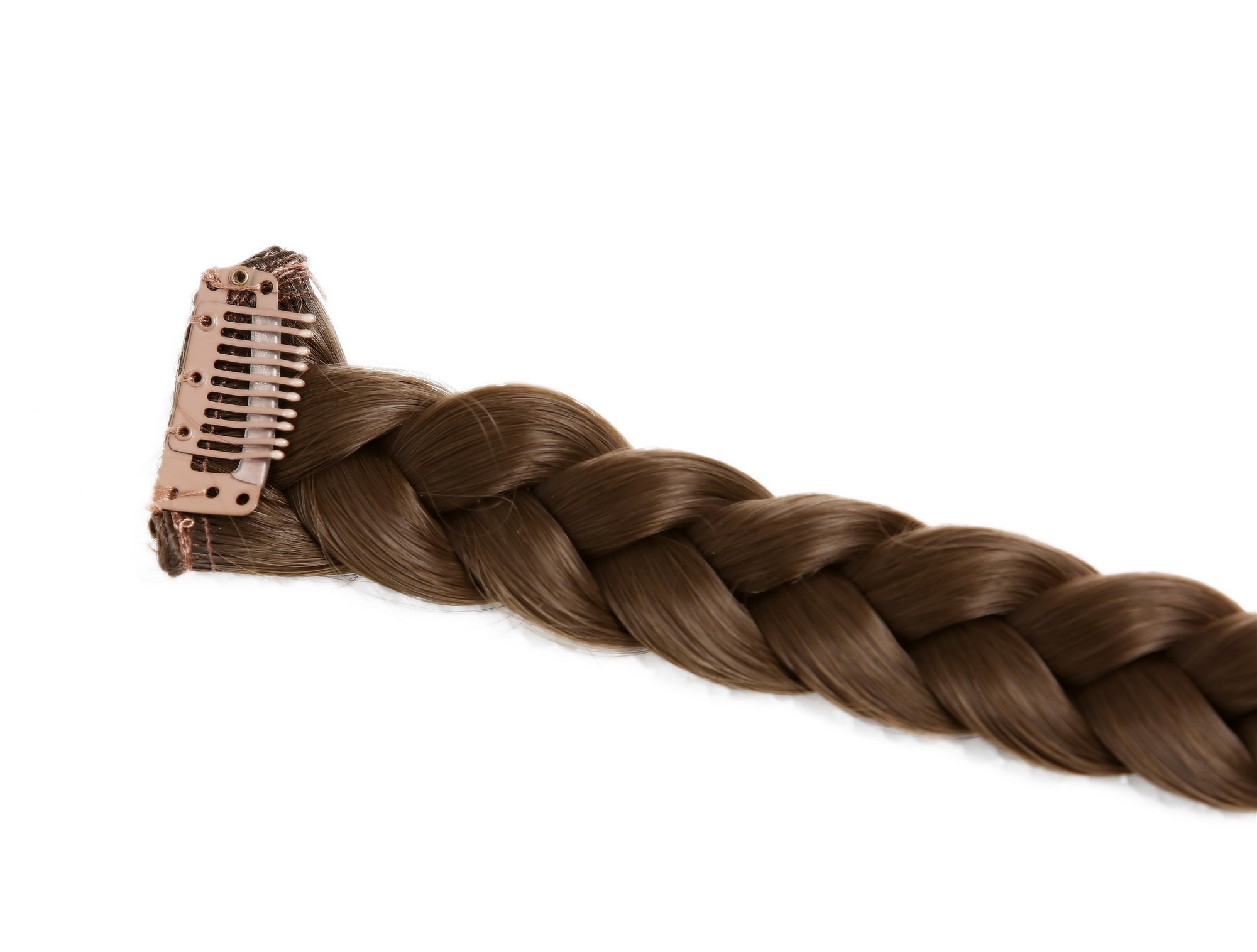 Ponytails, medium golden brown, Braided, long