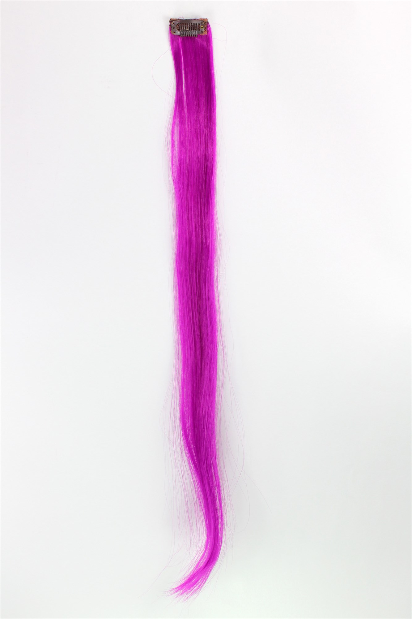 1 Clip Extension Strähne glatt 65 cm Lila YZF-P1S25-TF2405, Ansicht 2, WIG ME UP: Ihr Perücken Online Shop glatte Extensions Lila 63 cm lang