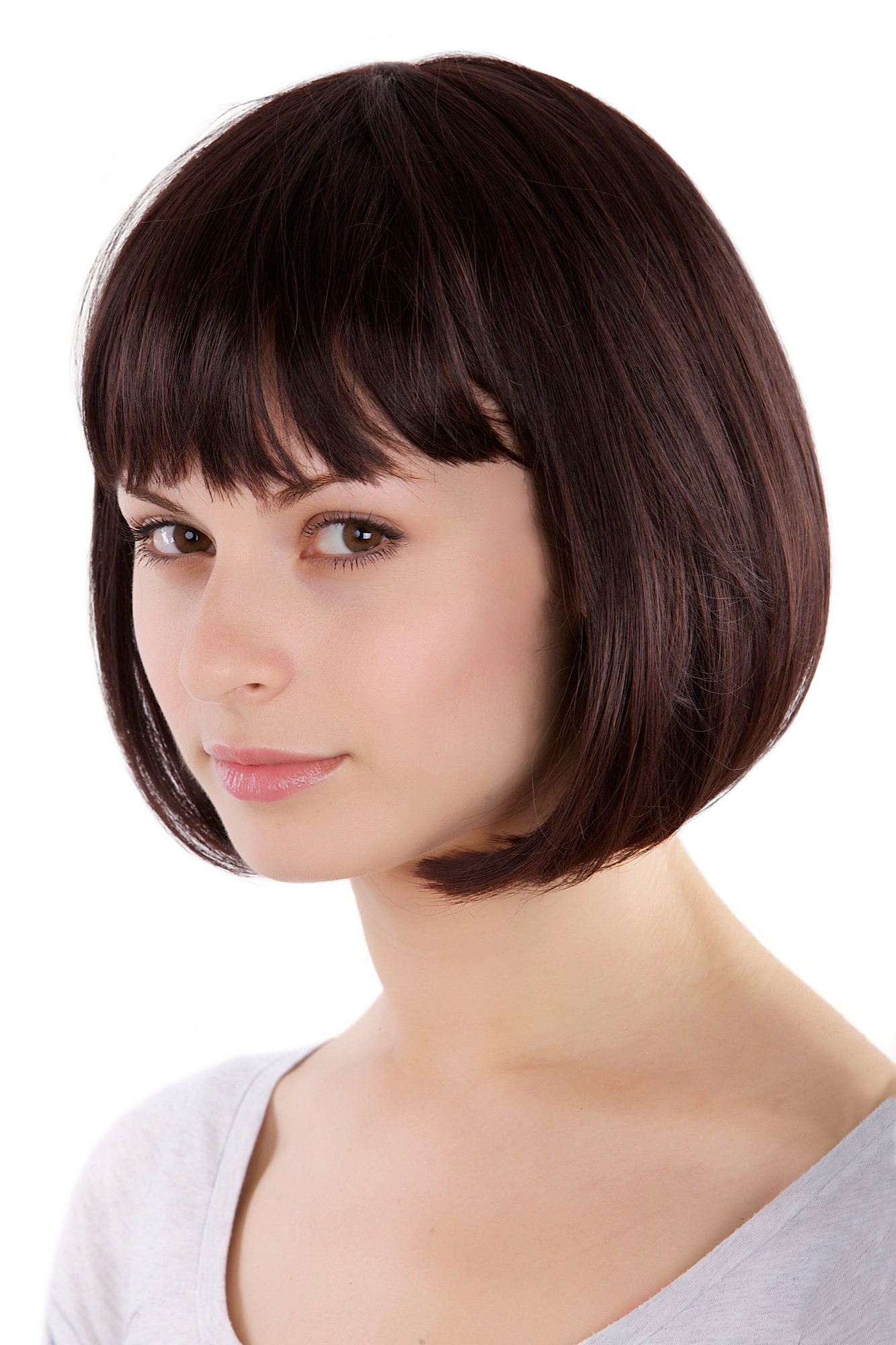 Quality Wigs, Ladies, Brown, straight, short