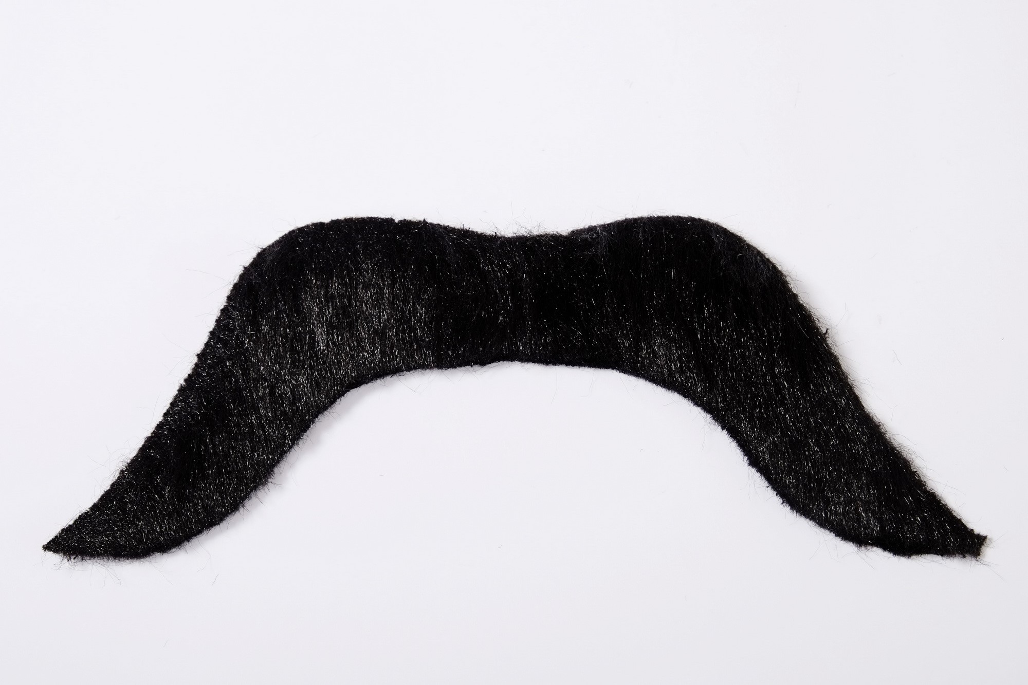 günstige Party Perücke, Bart Schwarz Schnurrbart Offizier Gentleman MM-80, Ansicht 3, WIG ME UP: Ihr Perücken Online Shop Bart aus Kunsthaar Schwarz