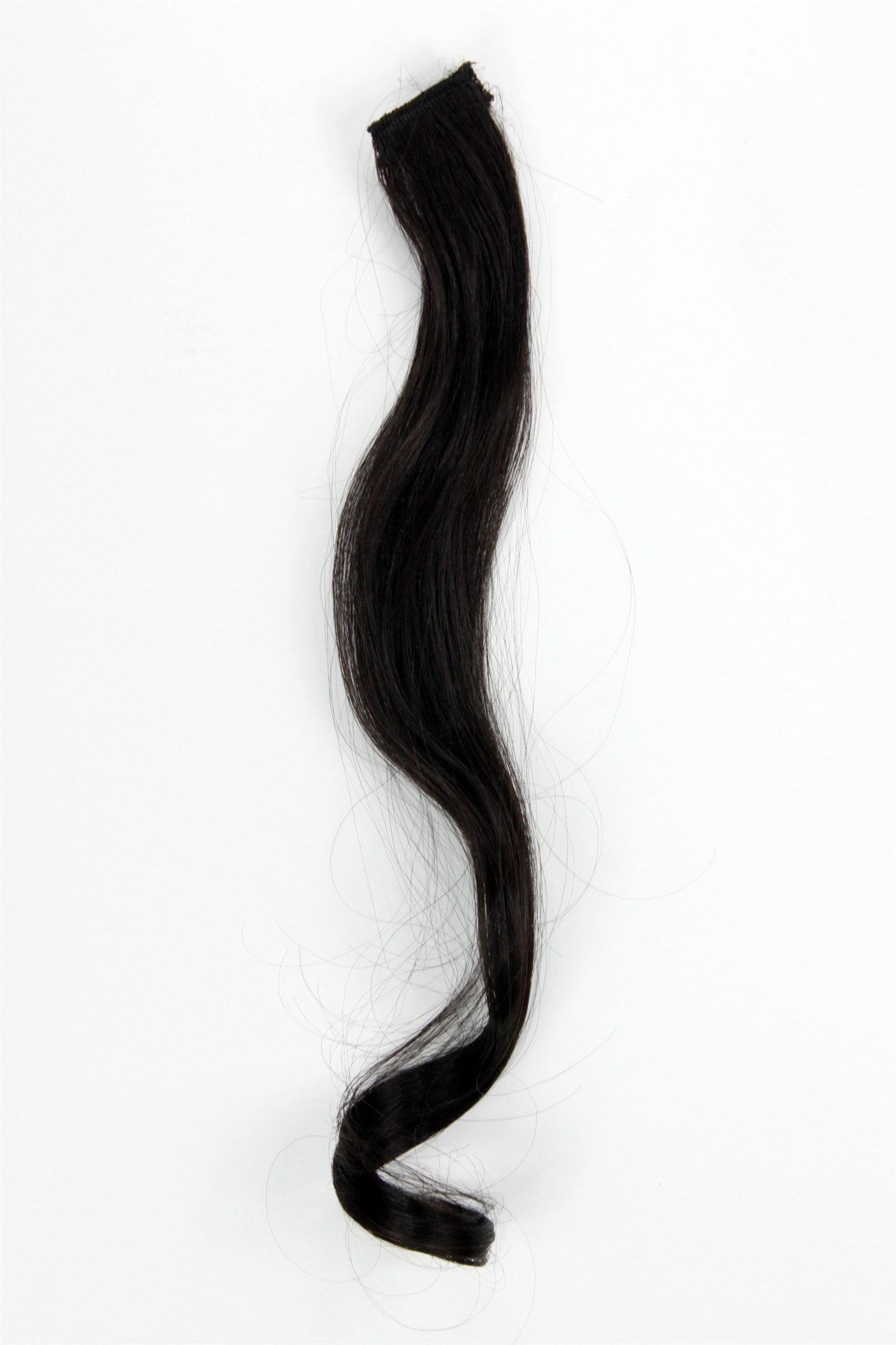 wellige Extensions Schwarzbraun 45 cm lang